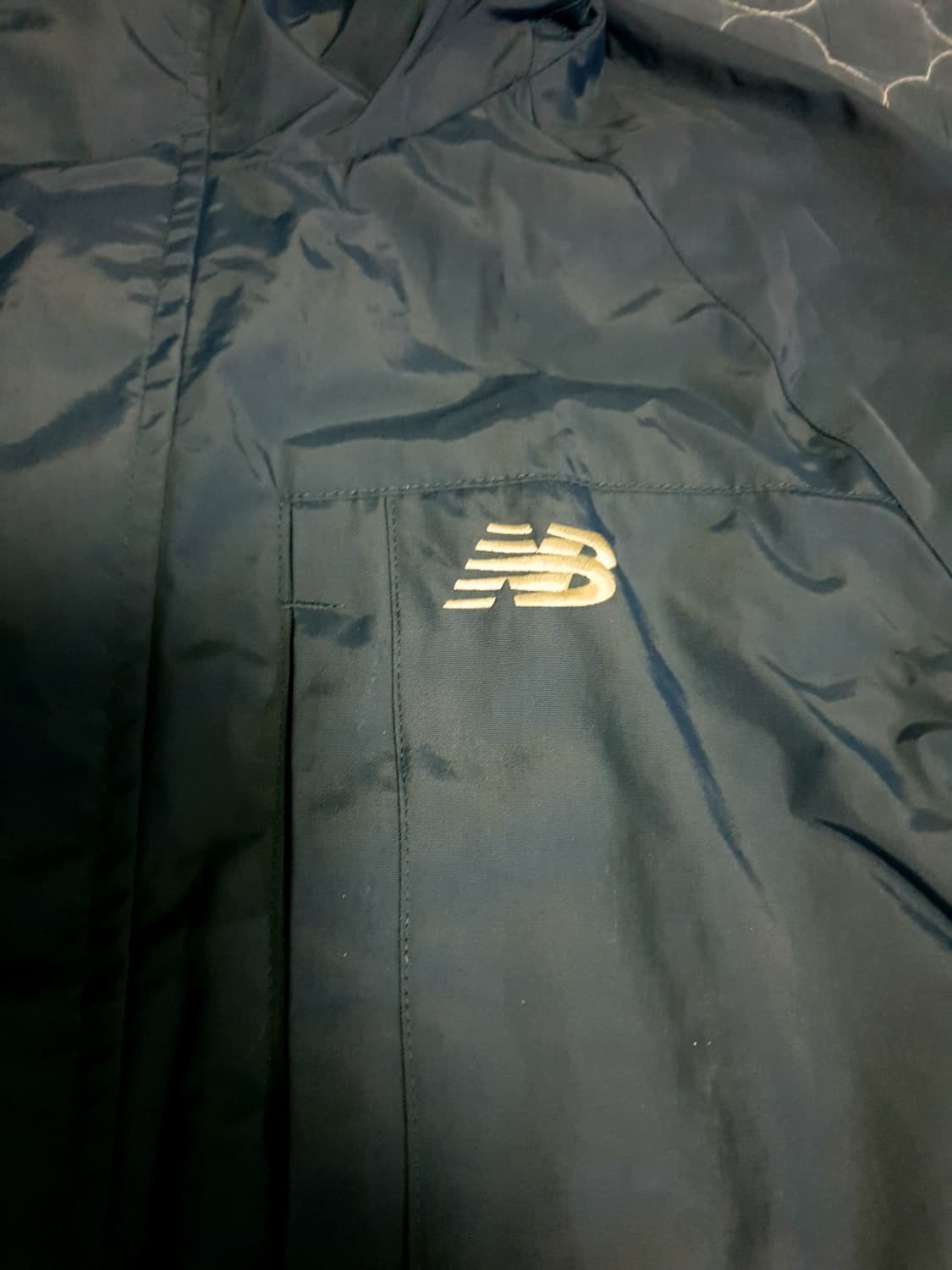 (빈티지) 뉴발란스 클래식 로고 바람막이 네이비 (105) 상품이미지2