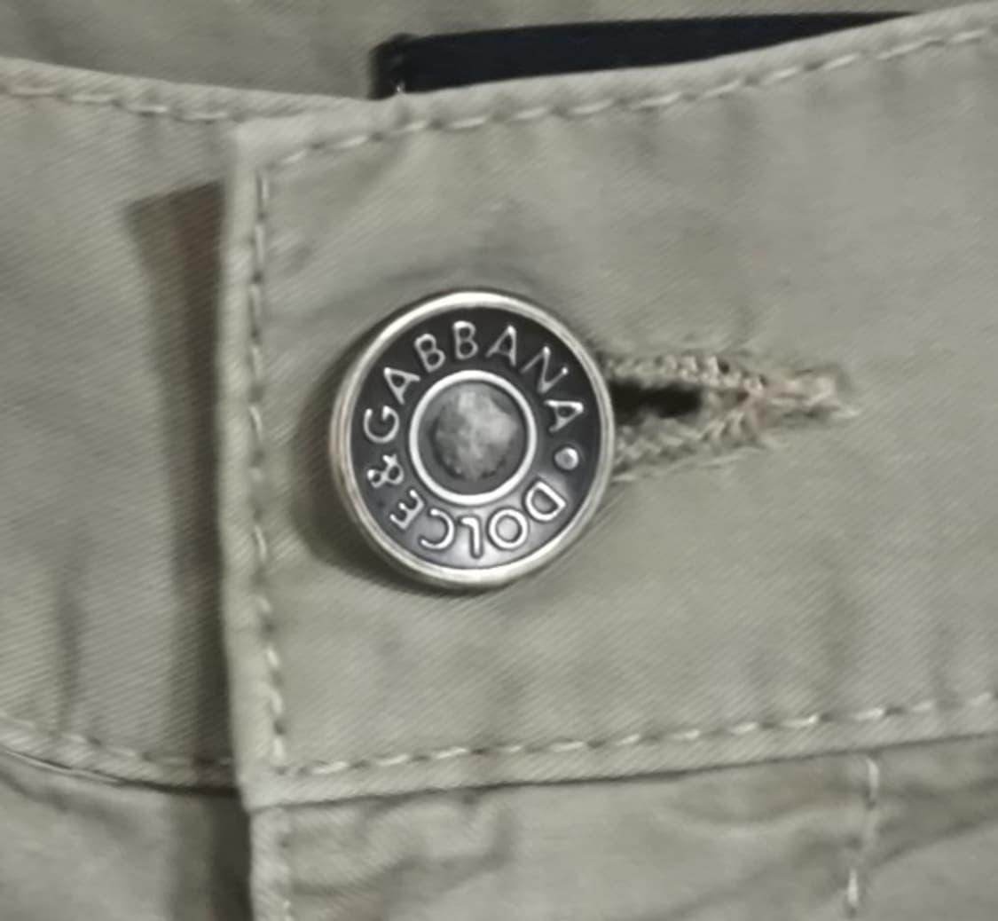 40인치 돌체앤가바나 베이지 팬츠 스트레이트핏 면바지 상품이미지4