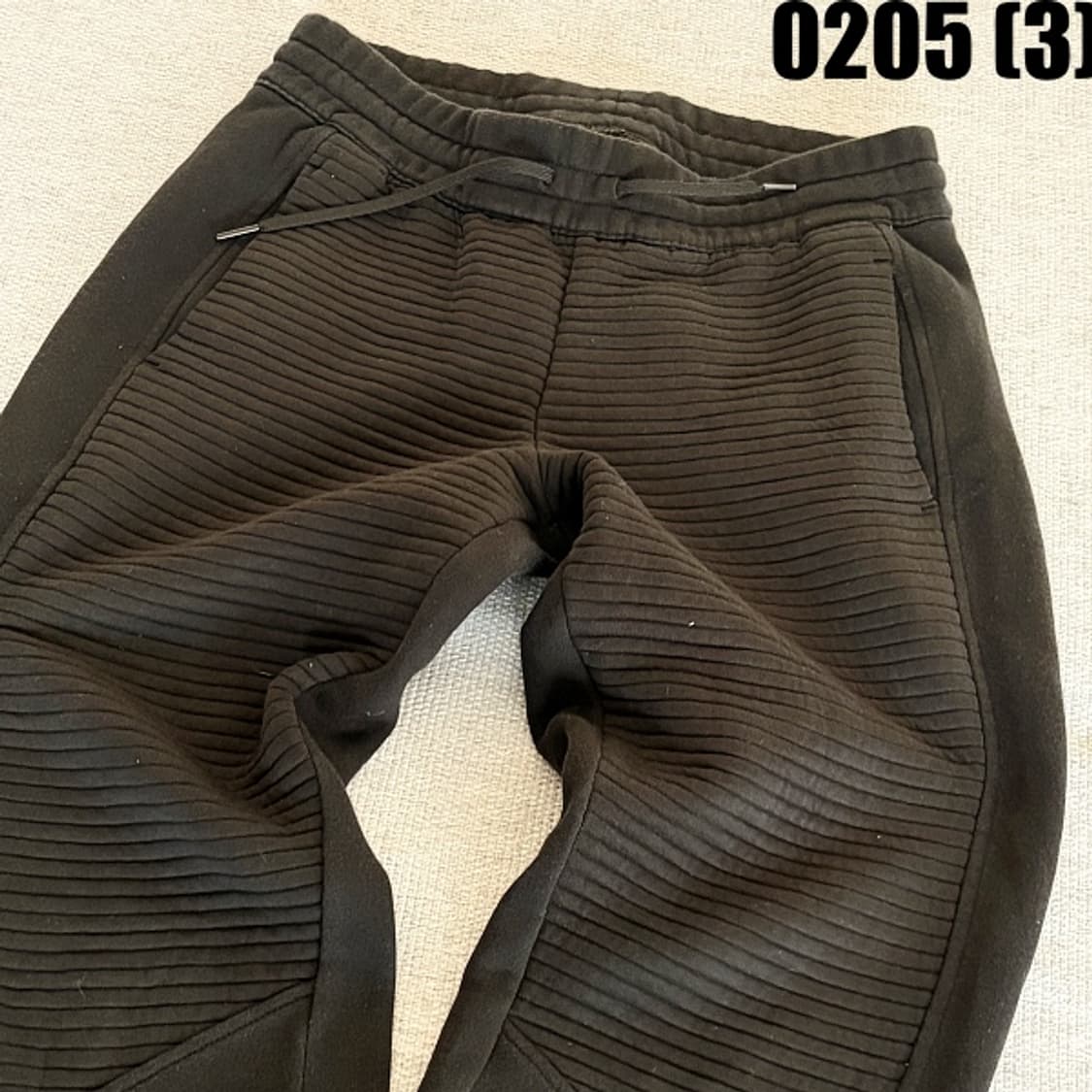 [XS] 리복 WOR 플리스 블랙 트레이닝 조거 팬츠 0205(3) 상품이미지2