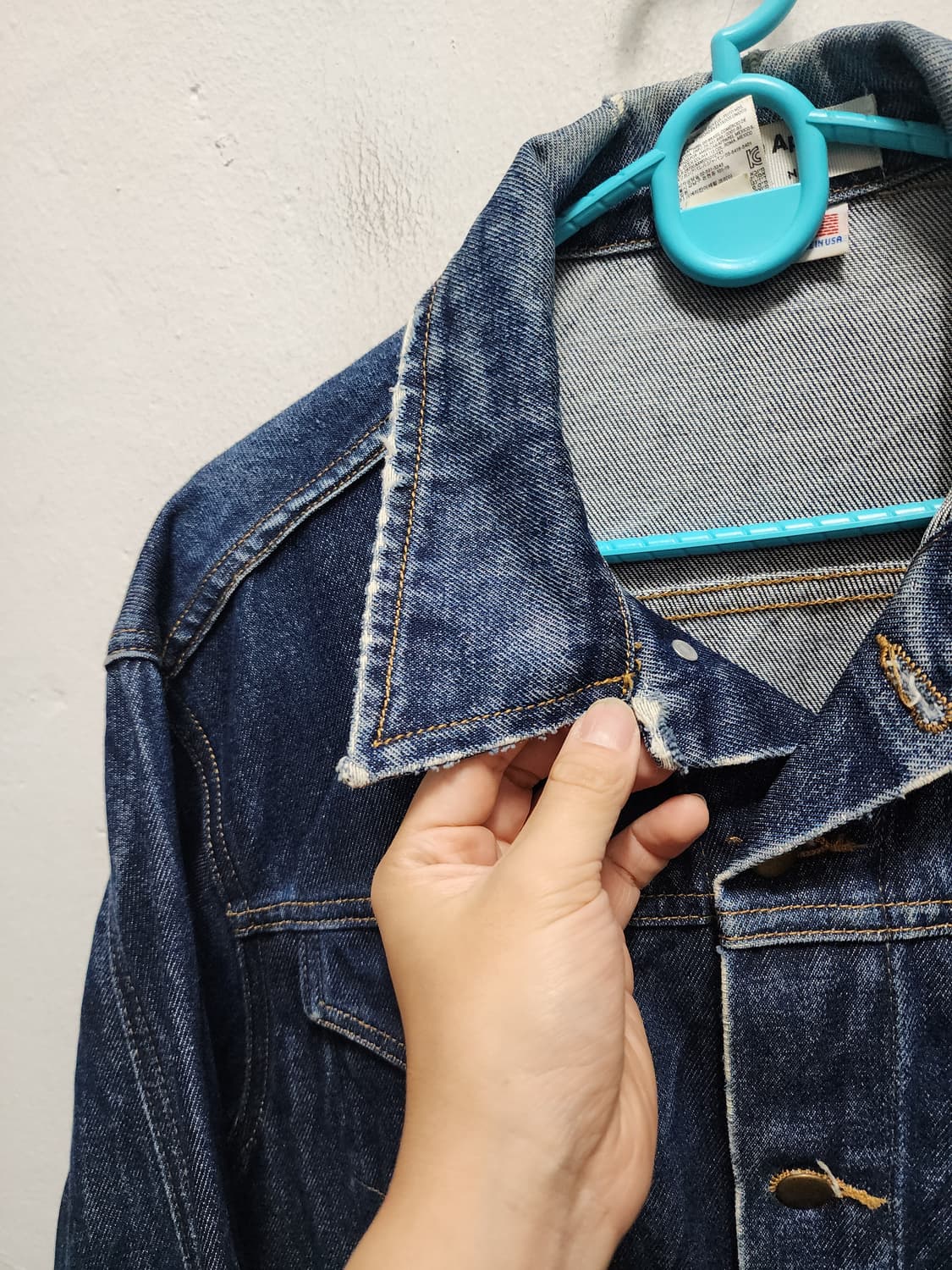 아메리칸 어페럴 USA 빈티지 청자켓 상품이미지3