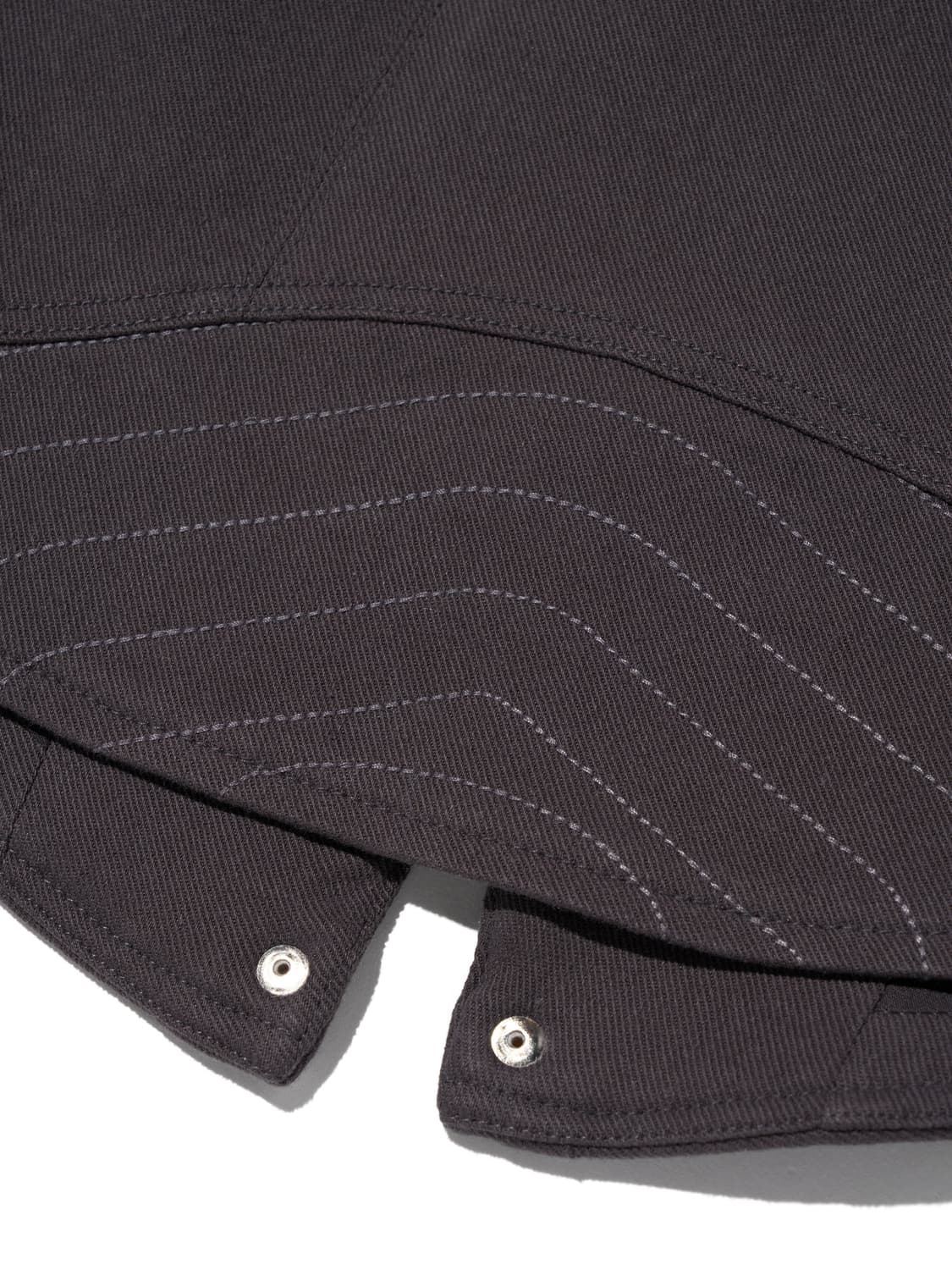 미스치프 바이커자켓 COTTON BIKER JACKET CHARCOAL 상품이미지7