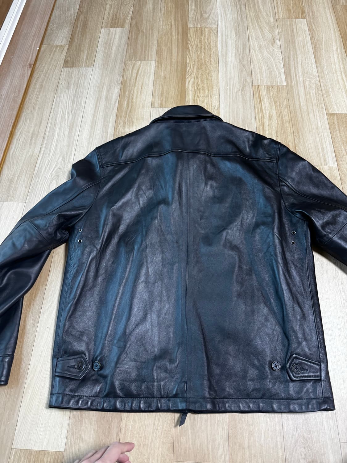 빈티지 폴로 램레더 자켓 상품이미지5