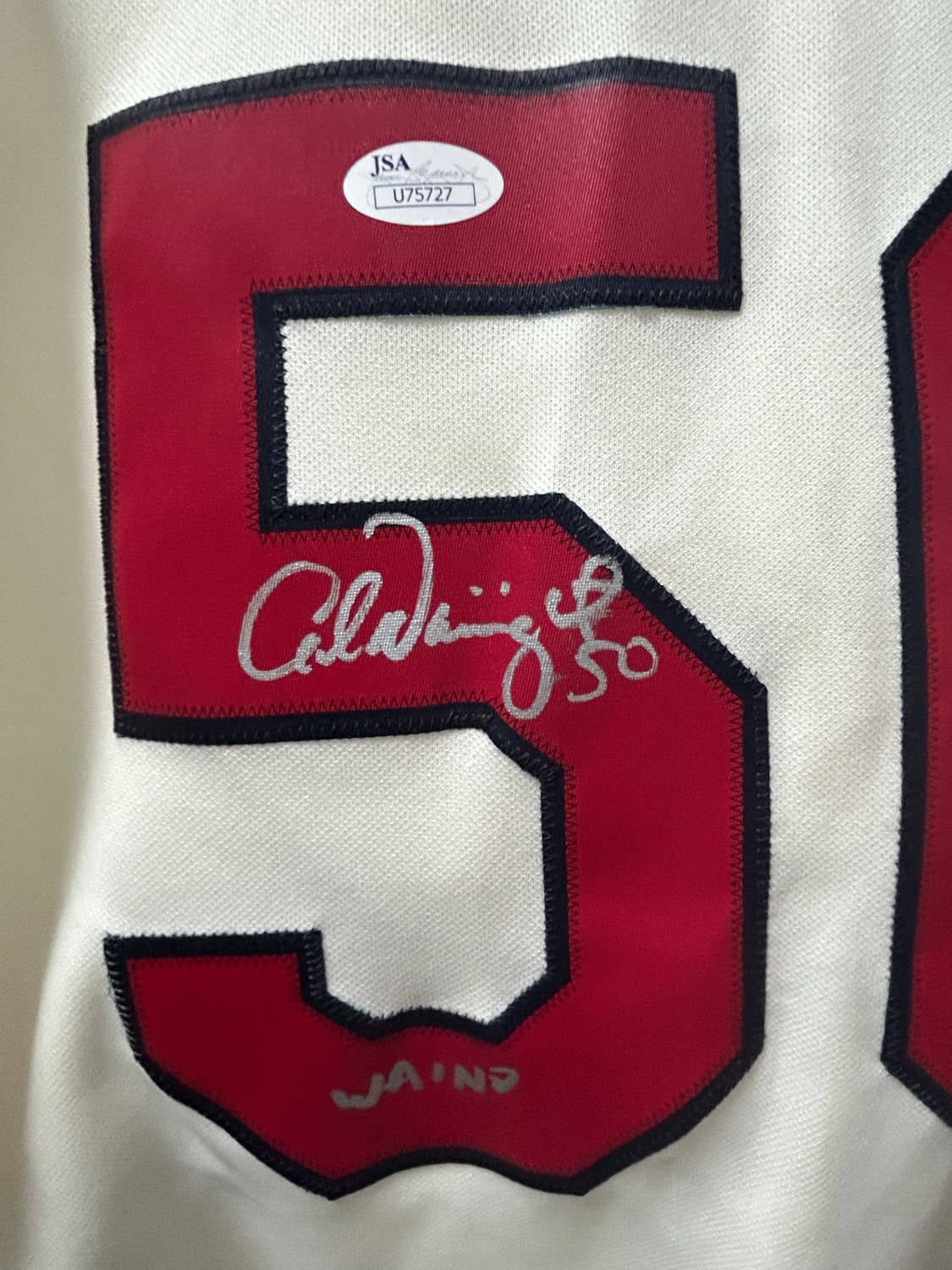 mlb 세인트루이스 카디널스 웨인라이트 싸인 유니폼 m사이즈 상품이미지3