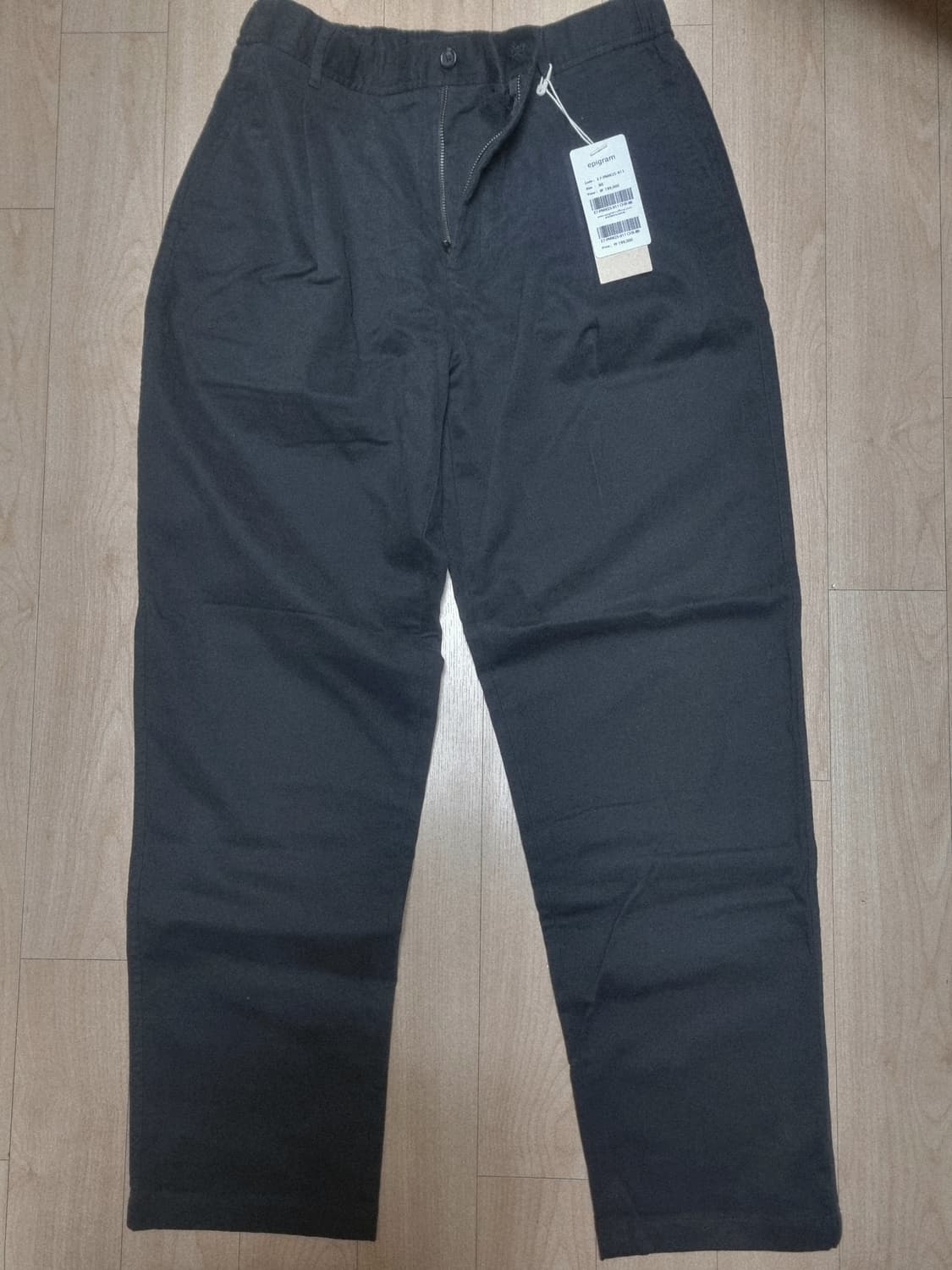 에피그램 코튼 위켄드 원턱 팬츠 차콜 86 상품이미지1