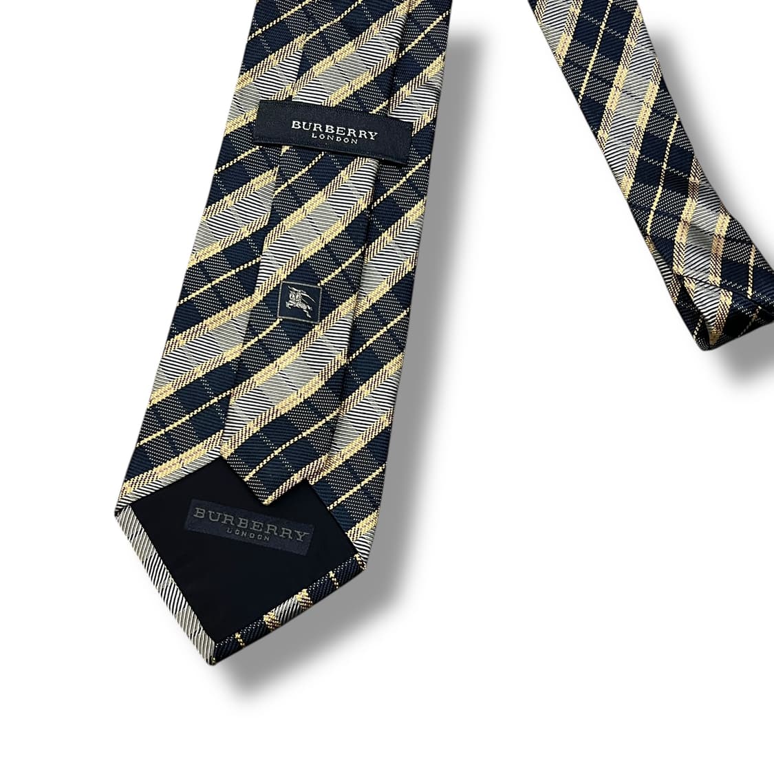  버버리 체크 패턴 실크 넥타이 y14336 상품이미지4