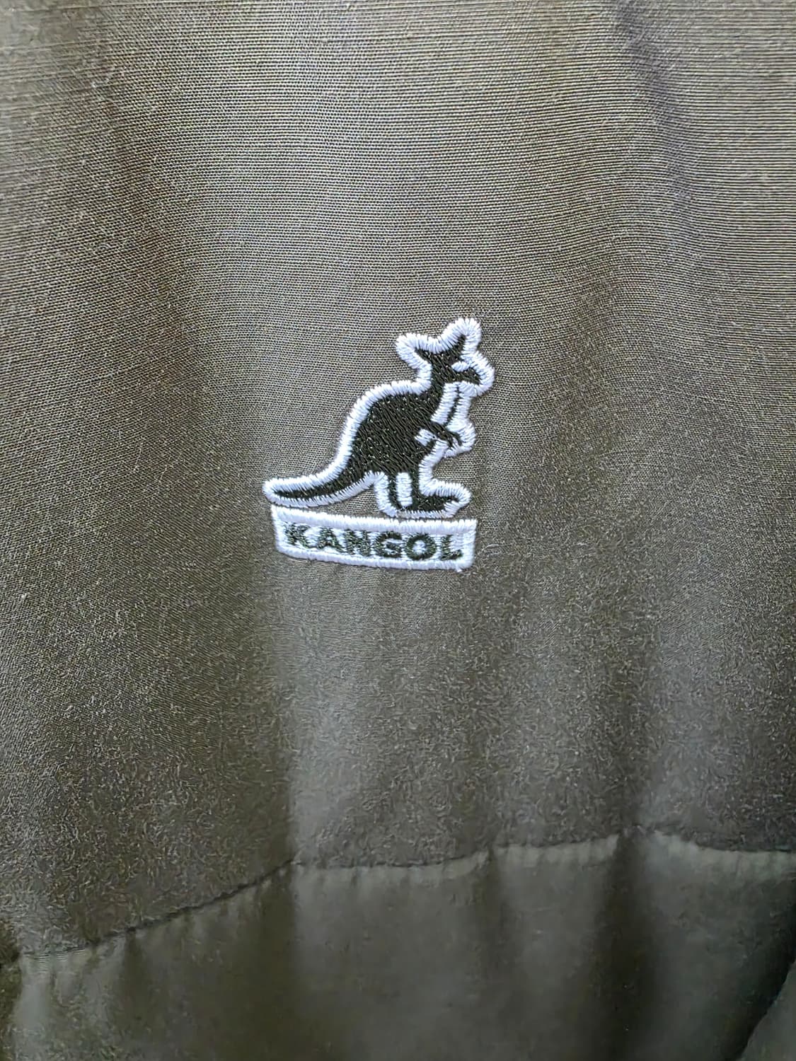 캉골 카키색 다운점퍼 Size L 상품이미지3