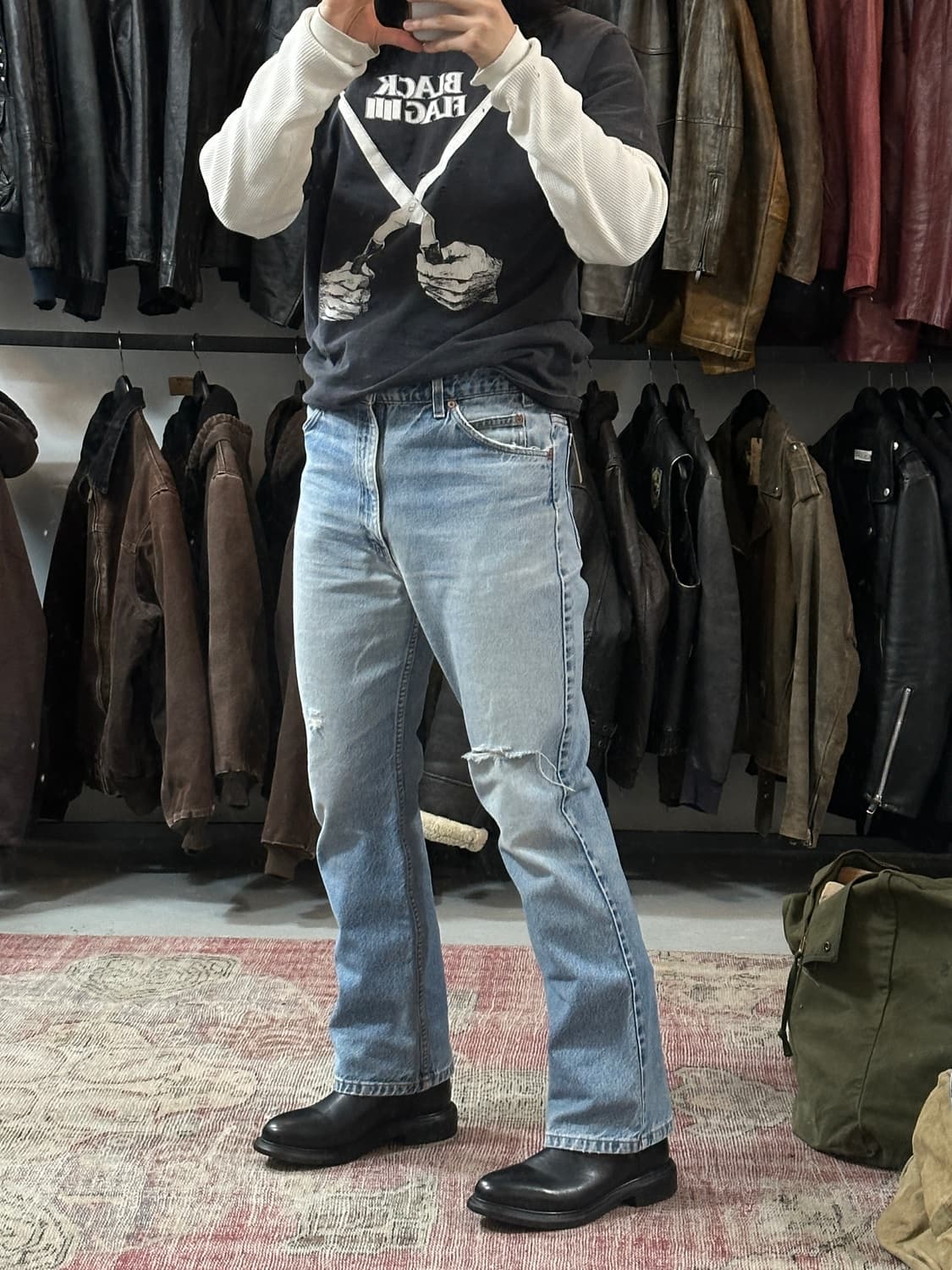 00's OG USA Made 레드윙 1125 페코스 웨스턴 부츠 상품이미지10