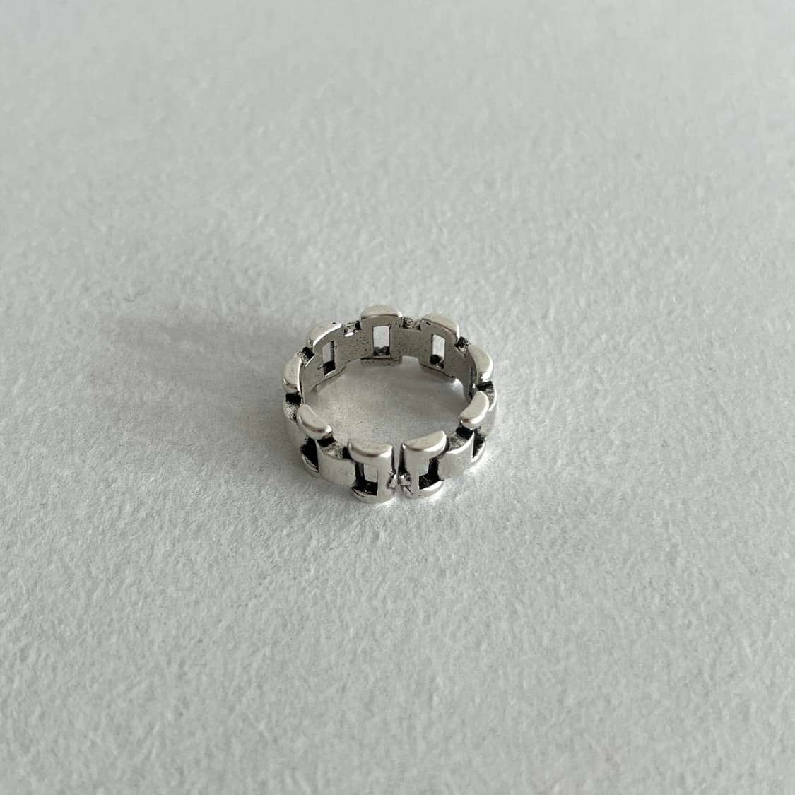 스퀘어 체인 반지 상품이미지3