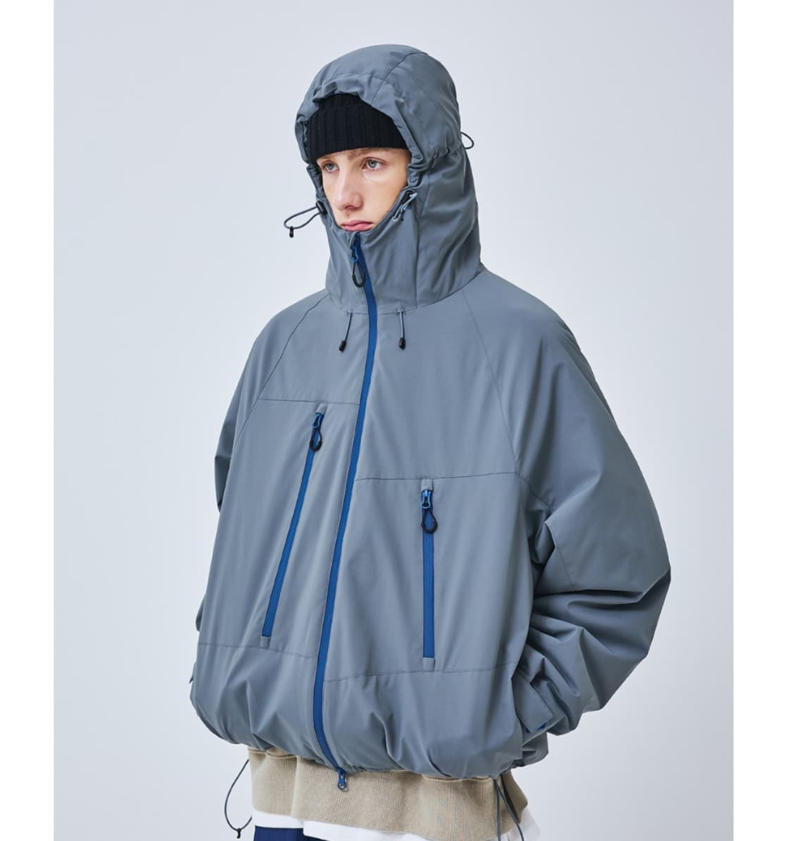 XL 105~110 새제품) 유니폼브릿지 파카 바람막이 점퍼 패딩 그레이 상품이미지6