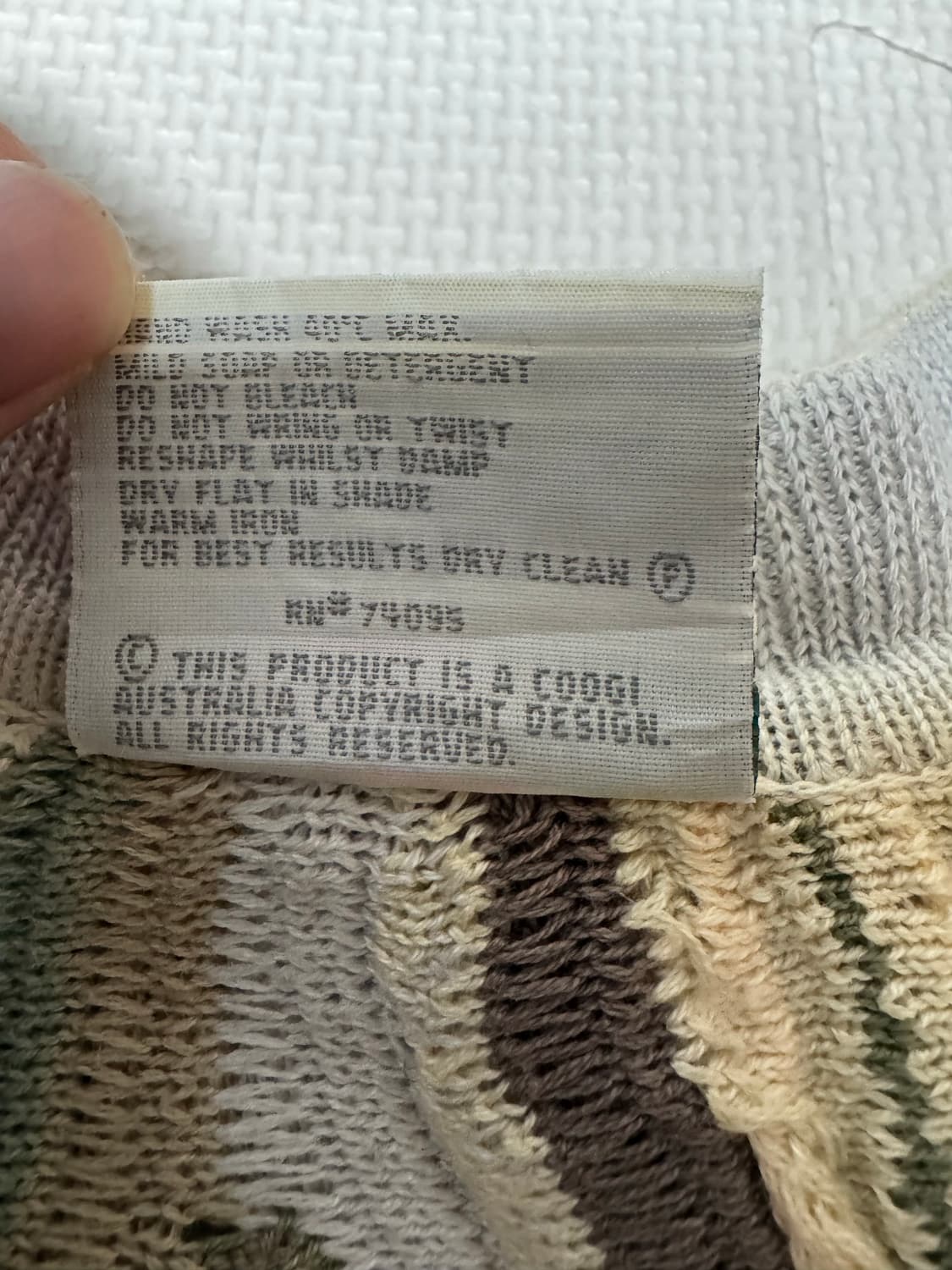 90s cooji 쿠지 3D 니트 가디건 상품이미지3