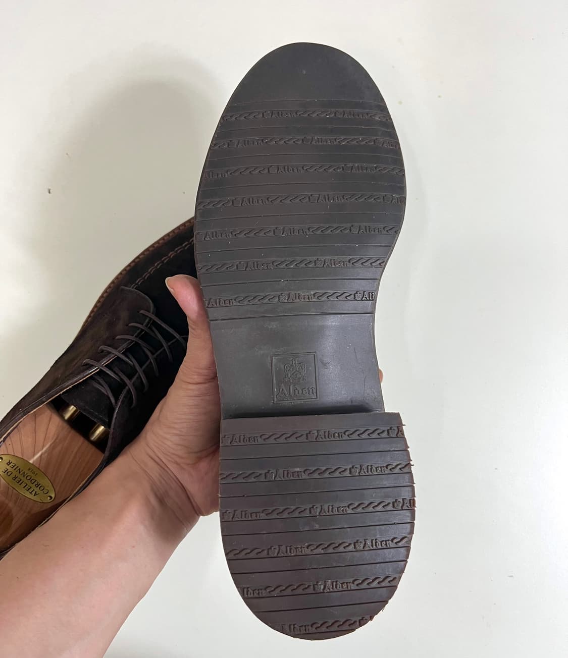 알든 704 다크브라운 스웨이드 더비/8.5D 상품이미지6