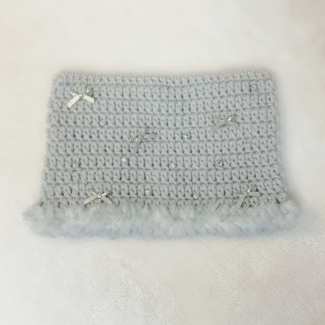 하라주쿠 히메갸루 오네갸루 비즈 고양이 비니 ≽^•⩊•^≼ 상품이미지2