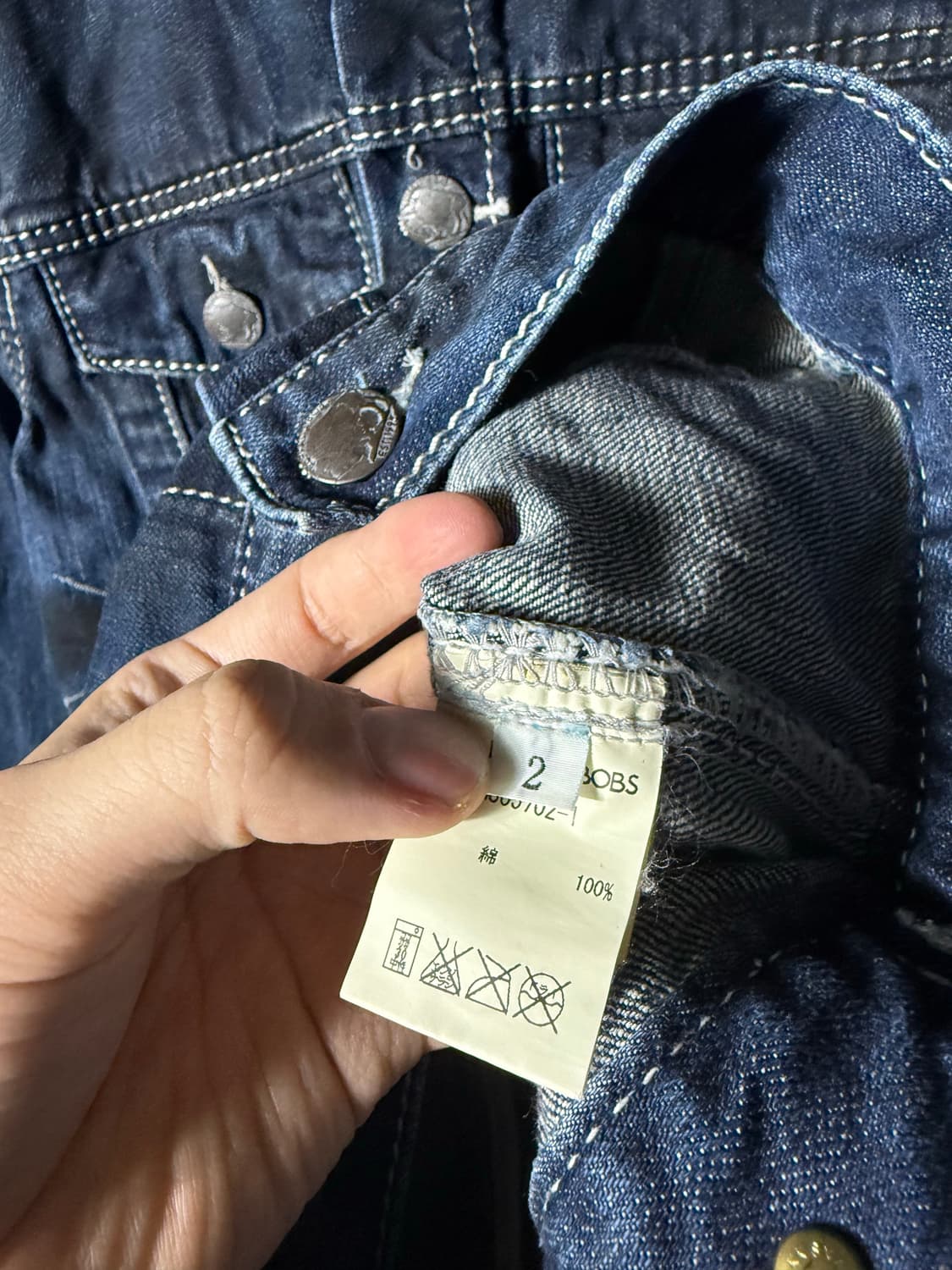 BUFFALO BOBS Crack Wash Denim Jacket 상품이미지6
