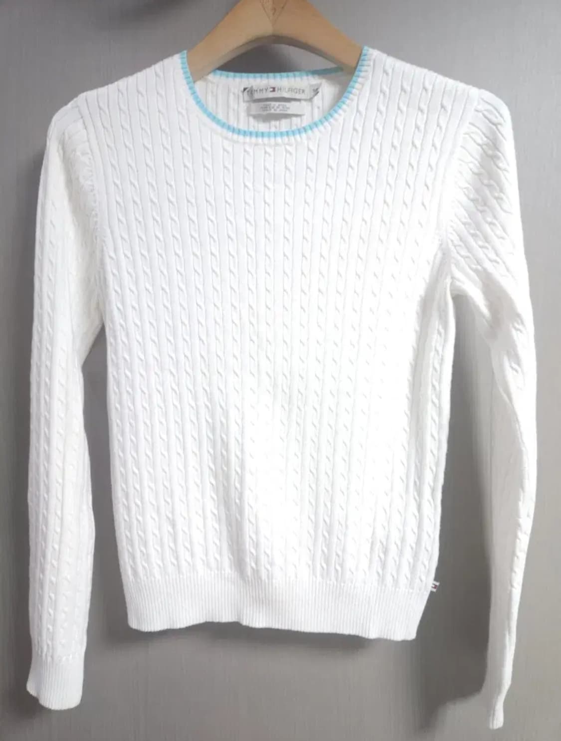 타미힐피거 얇은 니트티, SP 상품이미지1