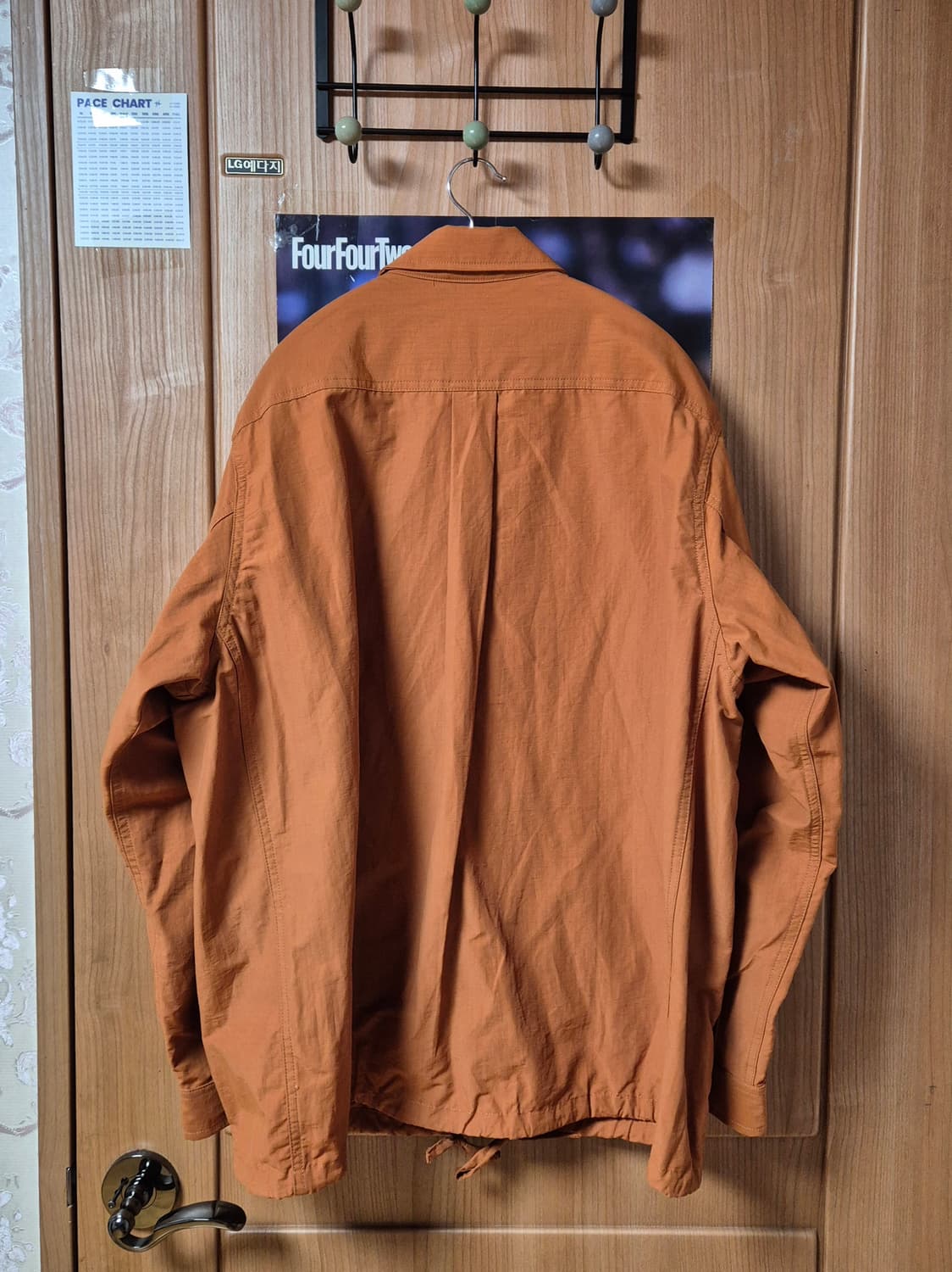 아웃스탠딩 립스탑 유틸리티 포켓셔츠 M 브릭 상품이미지2