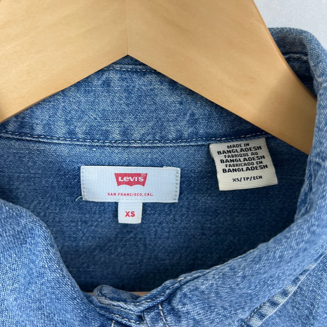 Levis 리바이스 투 포켓 데님 셔츠 상품이미지4