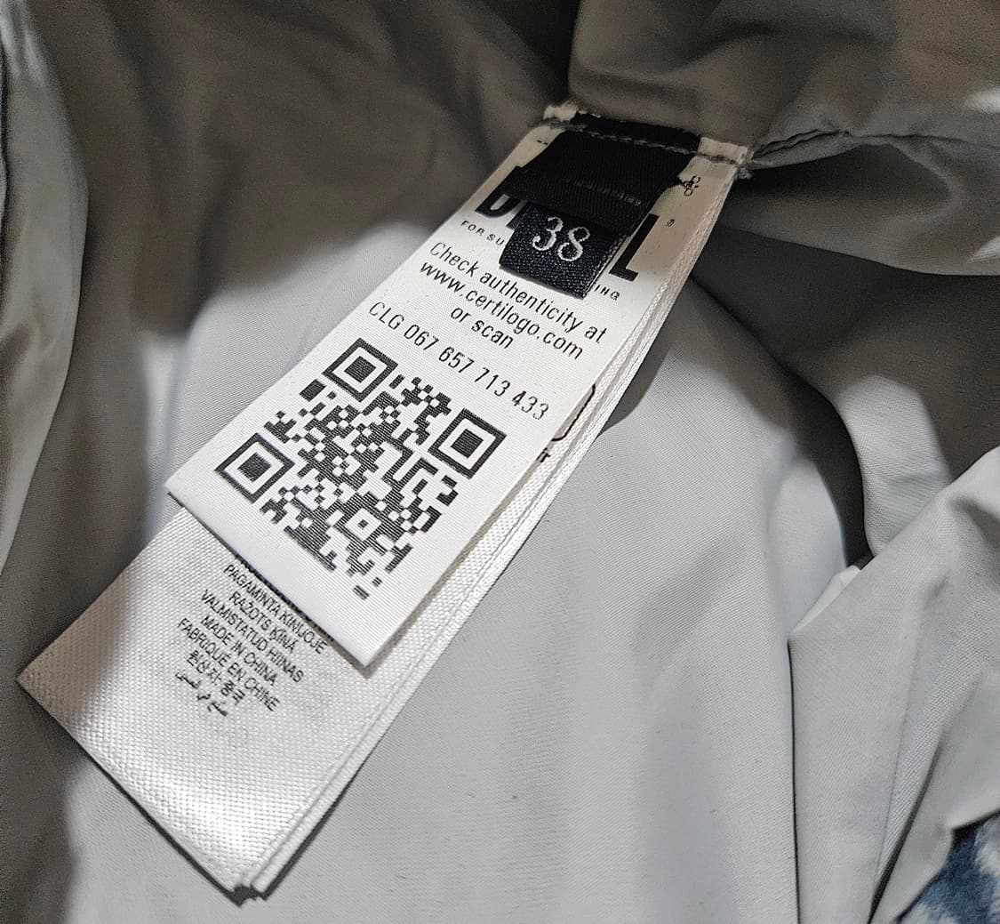 [새제품] 디젤 W-histel 푸퍼 데님 패딩 자켓 상품이미지6