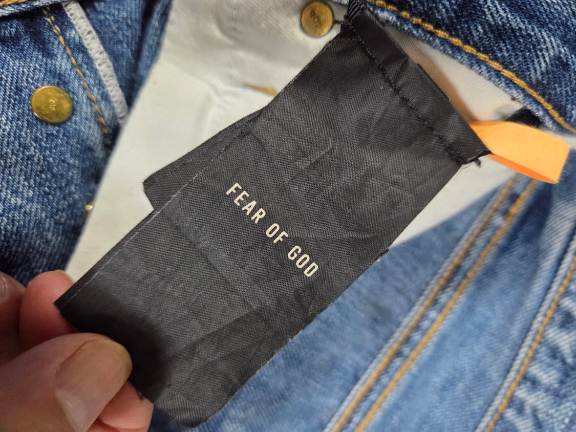 피어오브갓 데님 팬츠 연청바지 상품이미지4