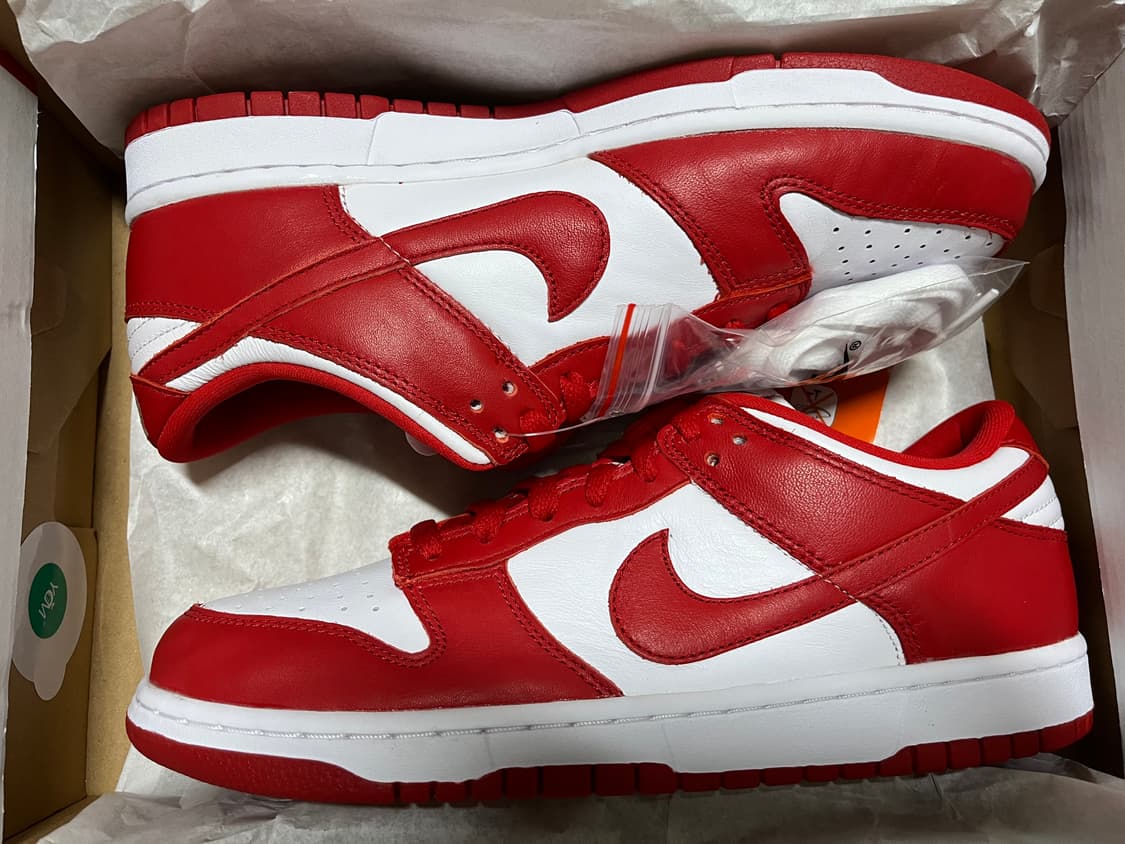 나이키 덩크 유니버시티 레드 270 새상품 상품이미지2