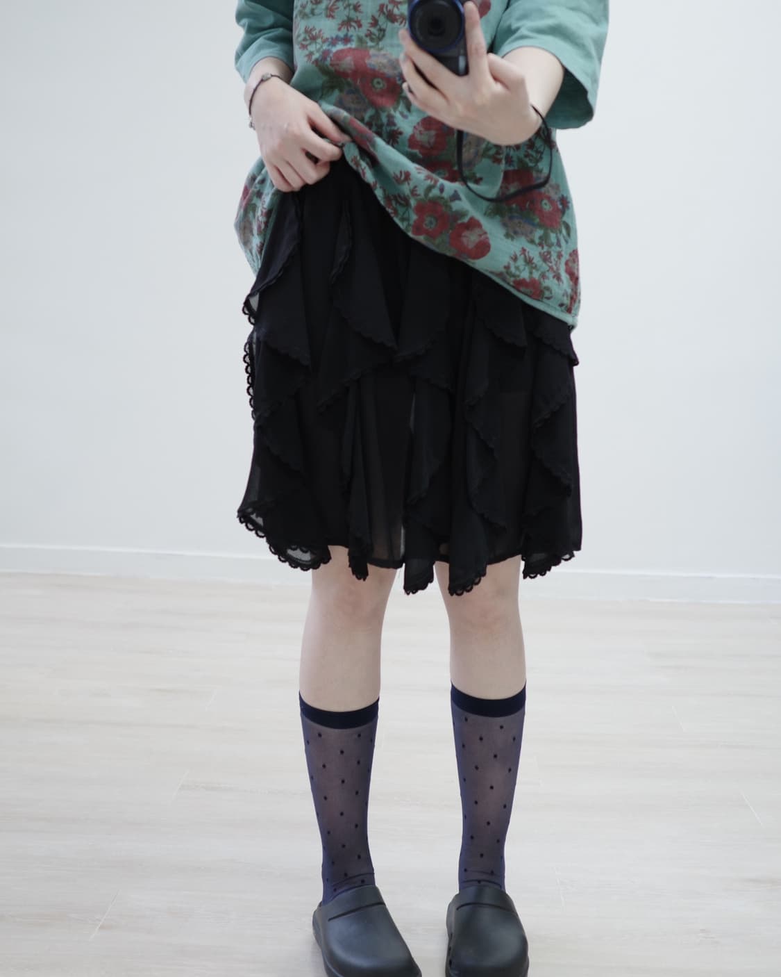 feather black skirt 상품이미지8