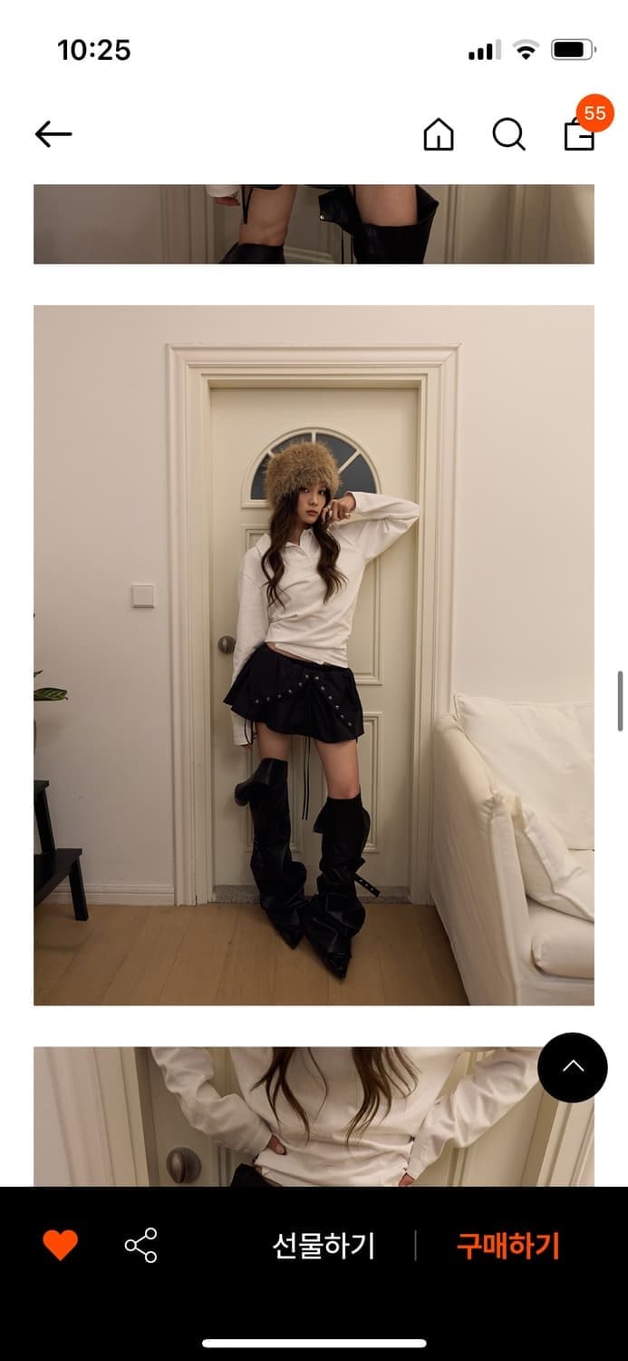 LCDC TM COLLAR LONG-SLEEVE JERSEY TOP 상품이미지2