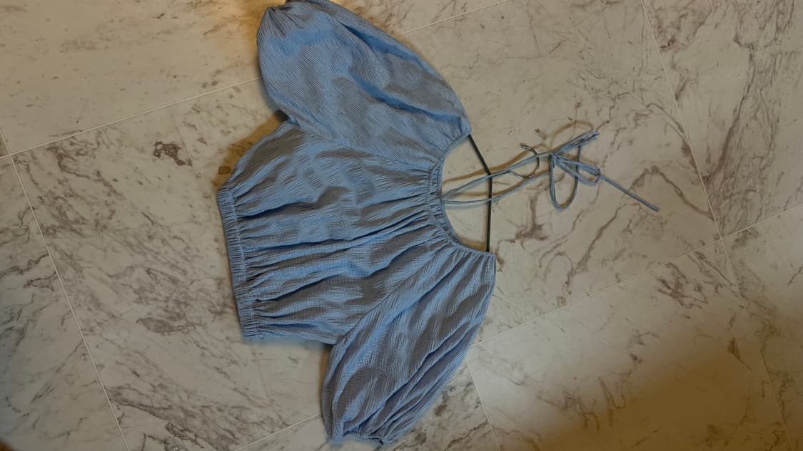 kume 오프숄더 / 홀터넥 블라우스 상품이미지1