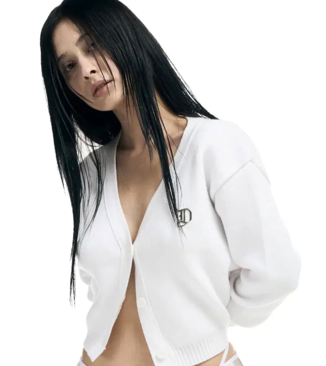 (새제품) 오도어 본 가디건 화이트 상품이미지2