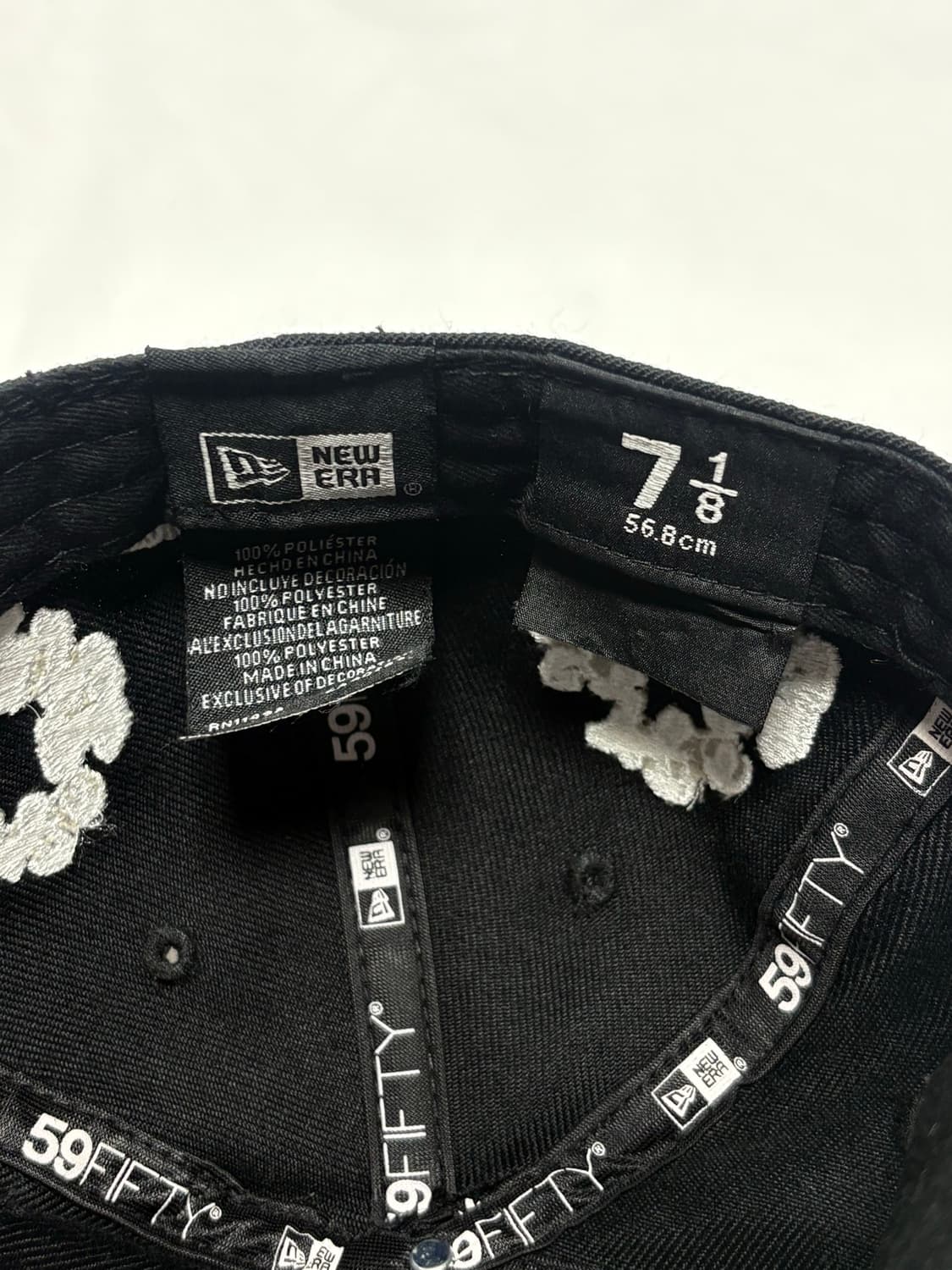 뉴에라 데님티어스 스냅백  7 1/8 블랙 상품이미지5