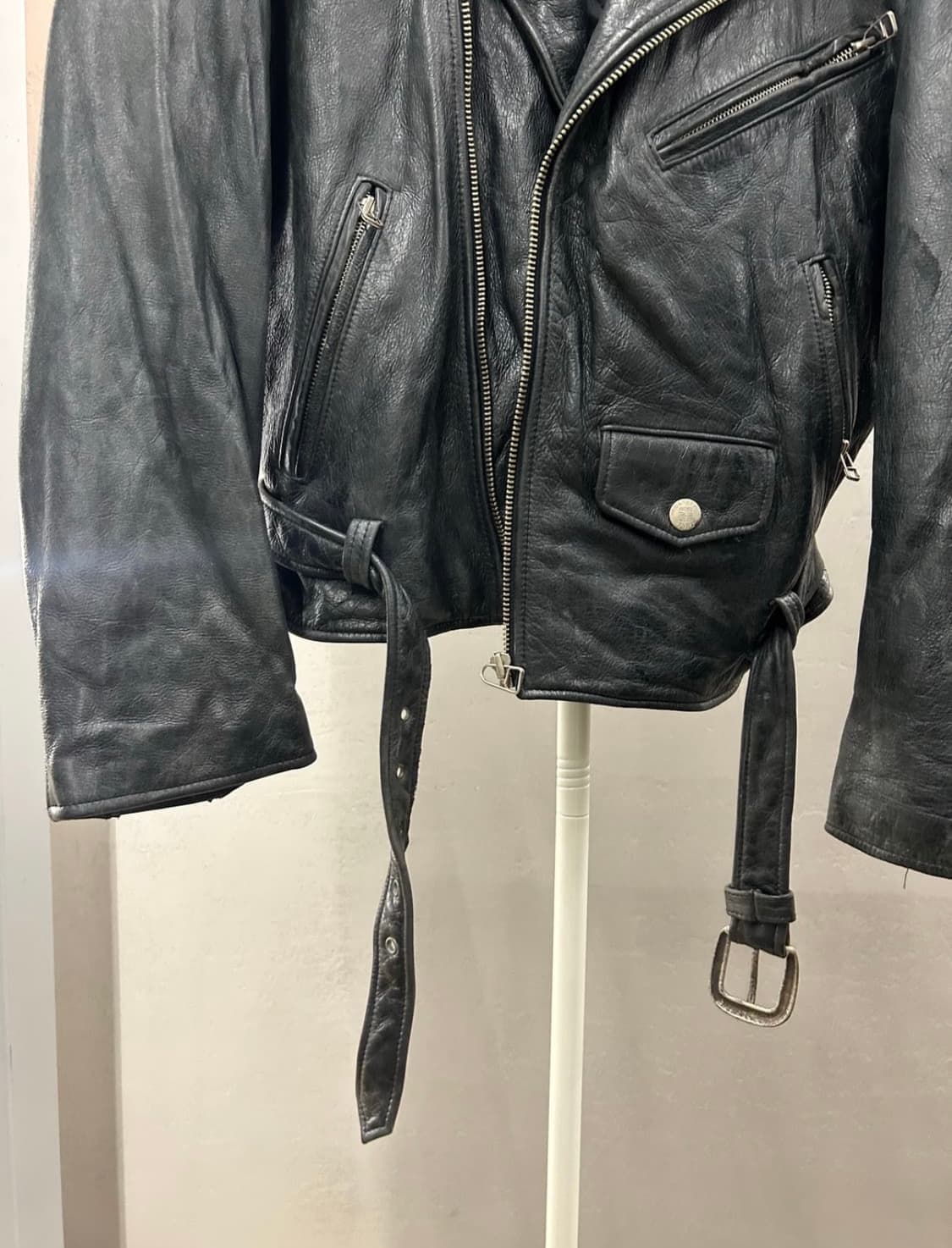 안전지대 소가죽 자켓 상품이미지6