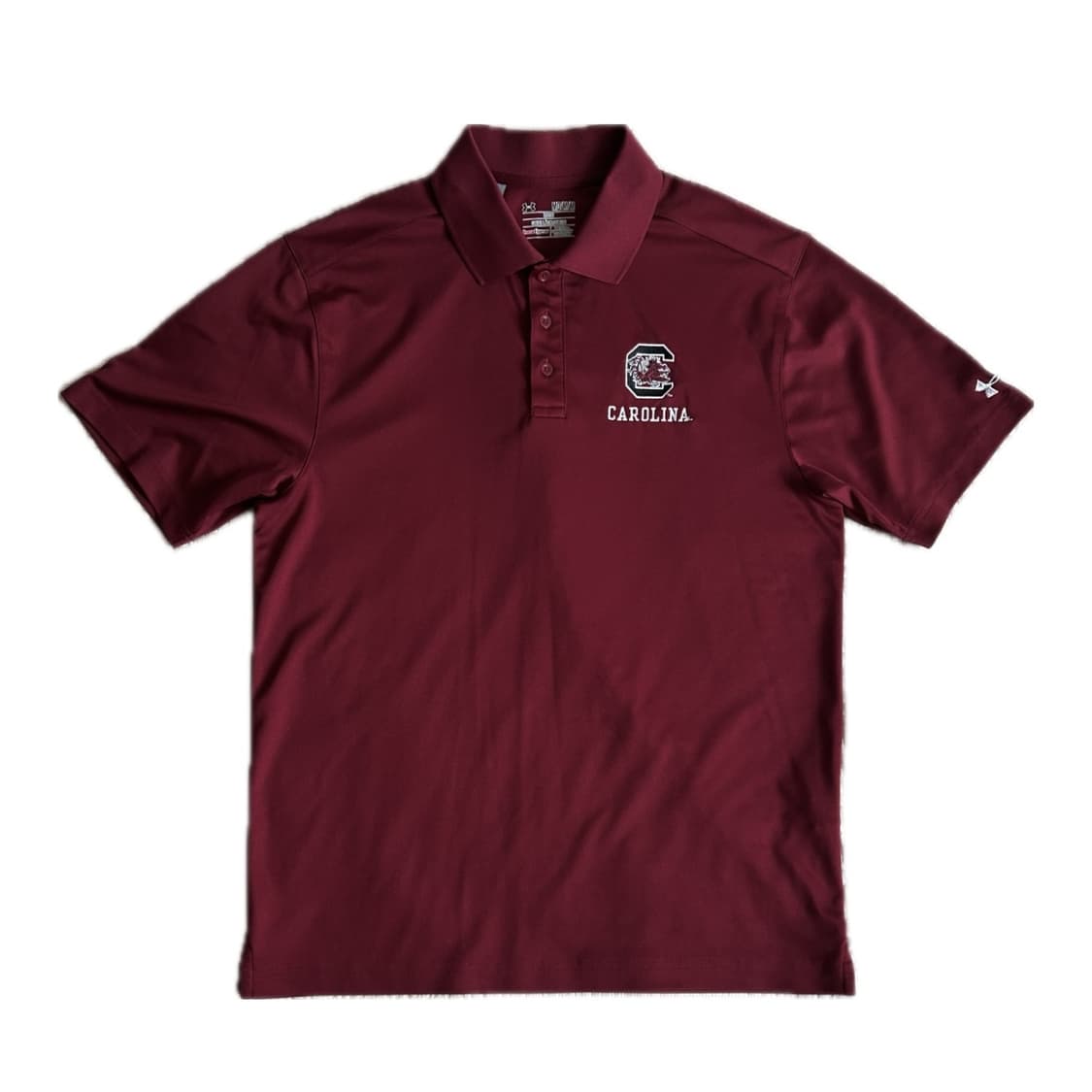 Carolina Heatgear 버건디 카라티 상품이미지1