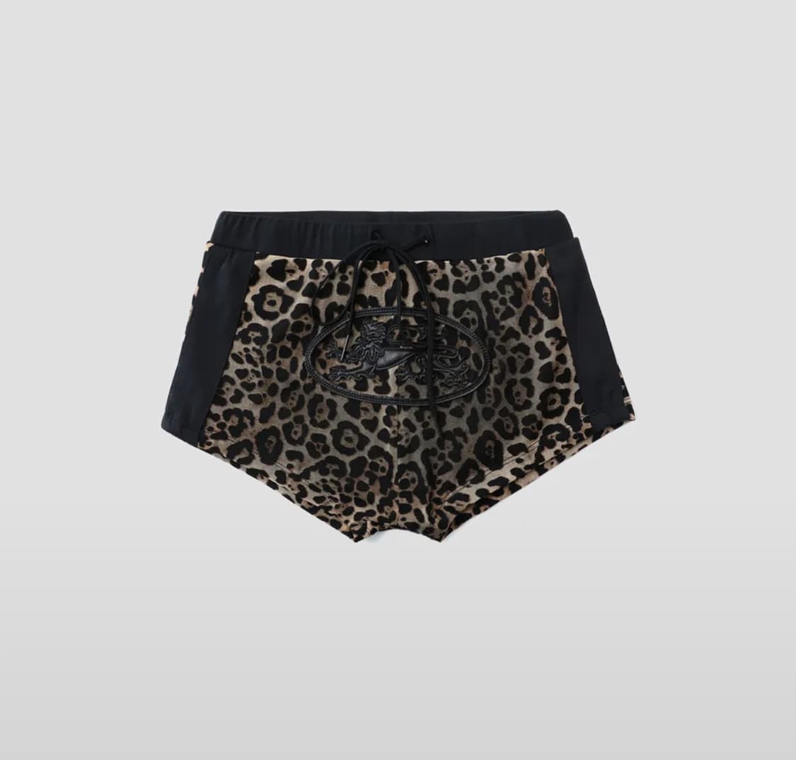 배드블러드 미스틱 보이 숏츠 반바지 *브라운레오파드 상품이미지1