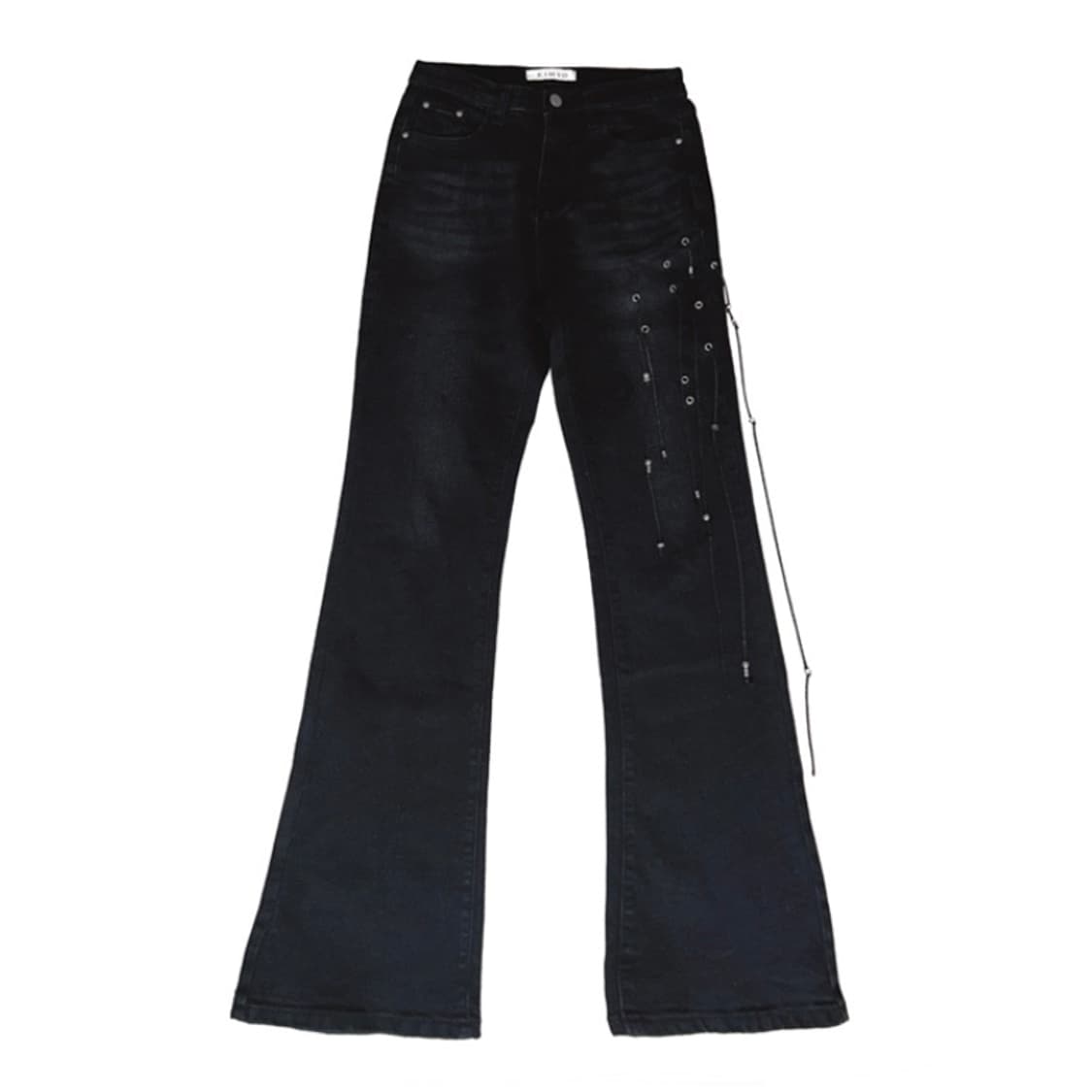 키묘 블랙 워싱 진 상품이미지4