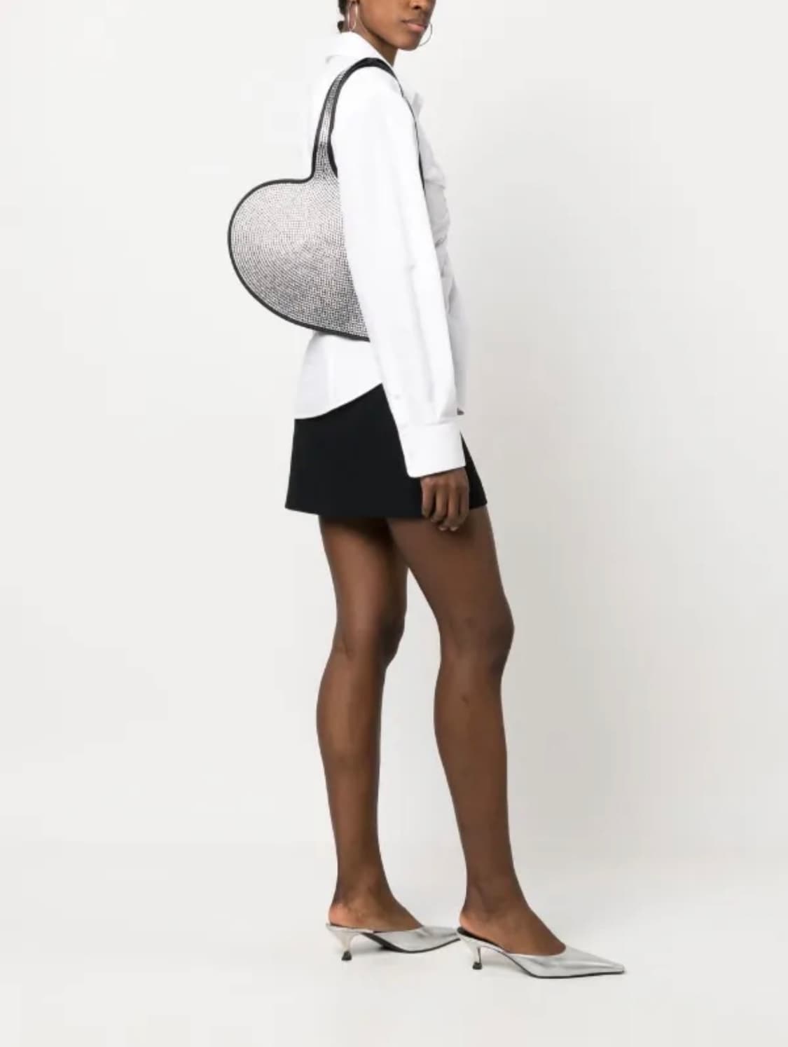 (정품/새상품) COPERNI 코페르니 여성 크리스탈 하트 토트백 숄더백 상품이미지5