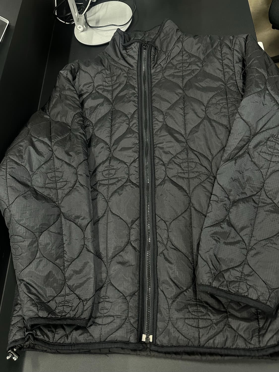 베이프 로고 그래픽 퀄팅 자켓 상품이미지6