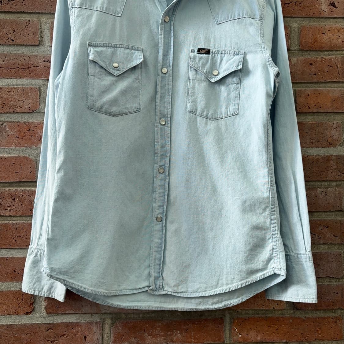 00s 리 Lee 라이트 데님 웨스턴 셔츠 상품이미지3