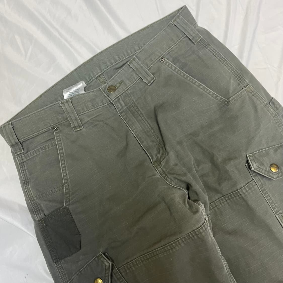 칼하트 카키 포켓워크팬츠 34*32 상품이미지2