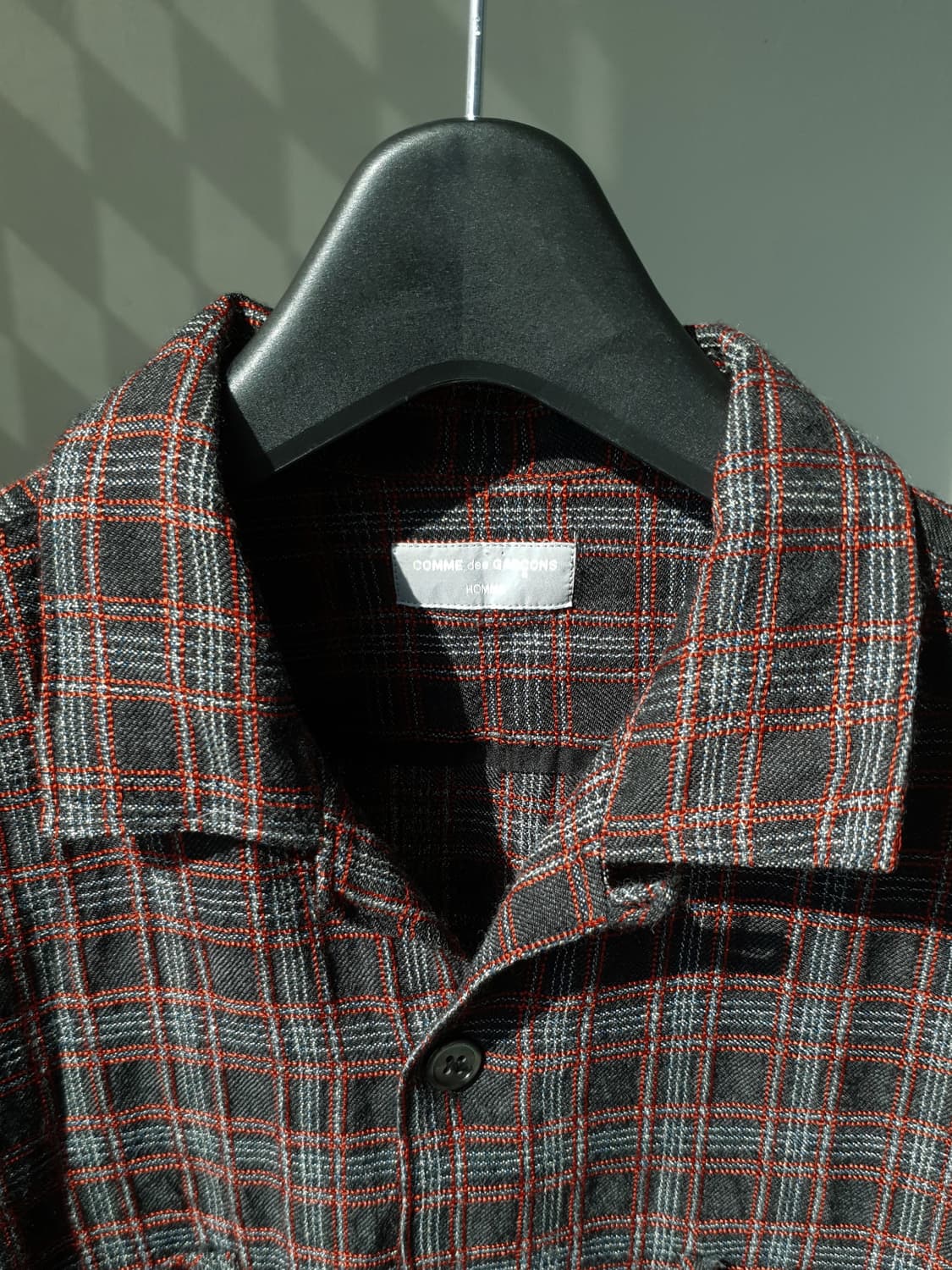 AD1997Comme Des garcons Wool Check shirt 상품이미지7