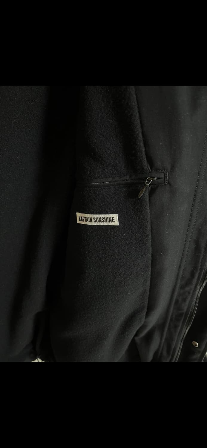 캡틴선샤인 24AW 숏밀코트 블랙 42 상품이미지2