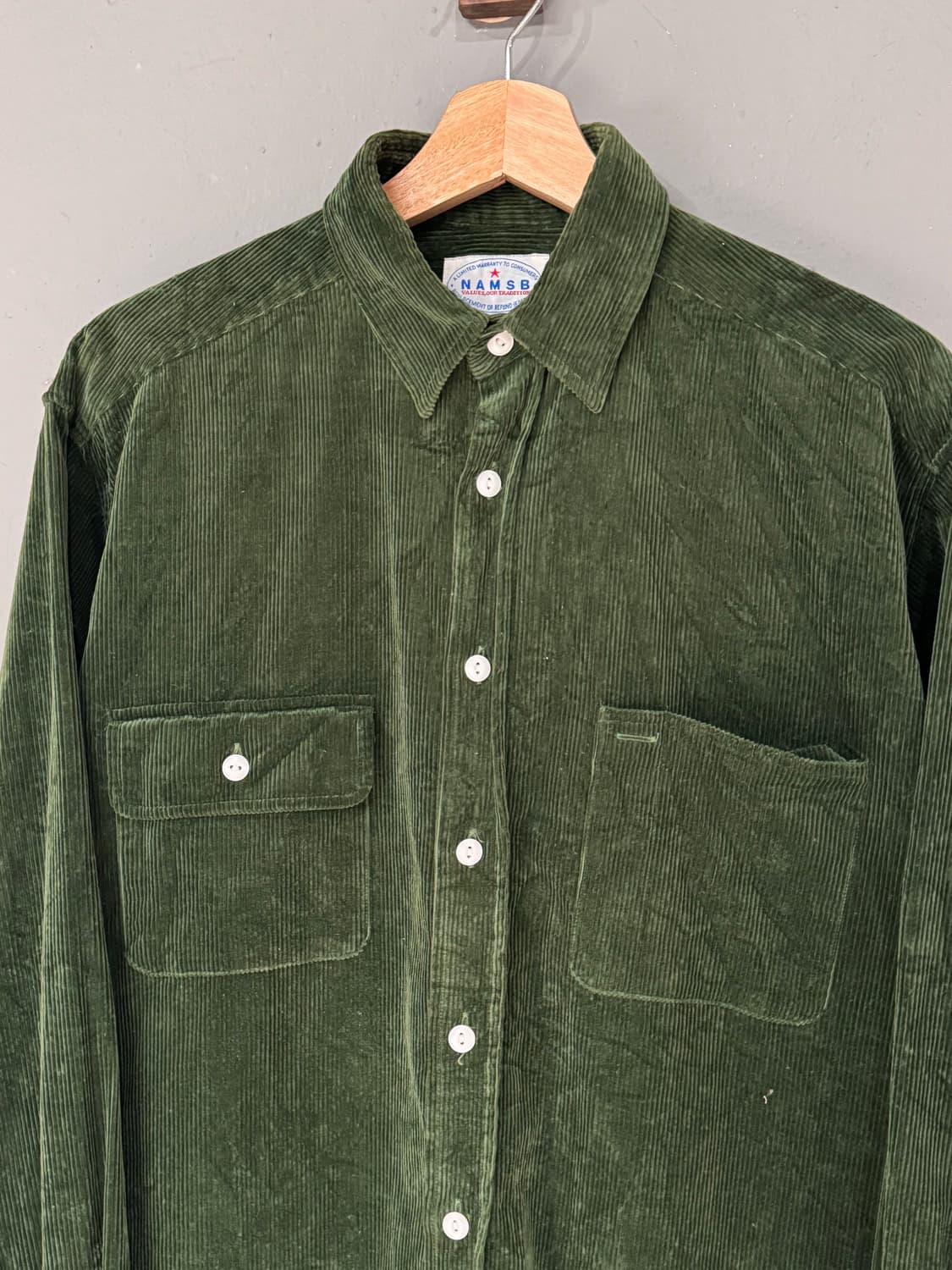 NAMSB 코듀로이 투포켓 셔츠  상품이미지2