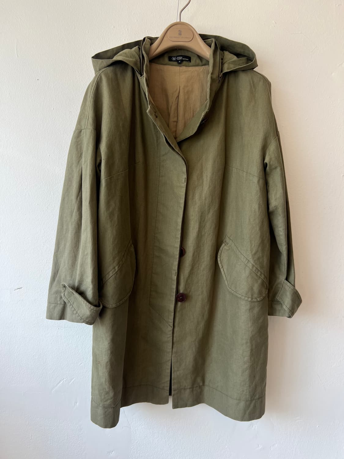 이자벨마랑 에뚜왈 여성 카크 후드집업점퍼 코튼린넨야상점퍼 상품이미지2