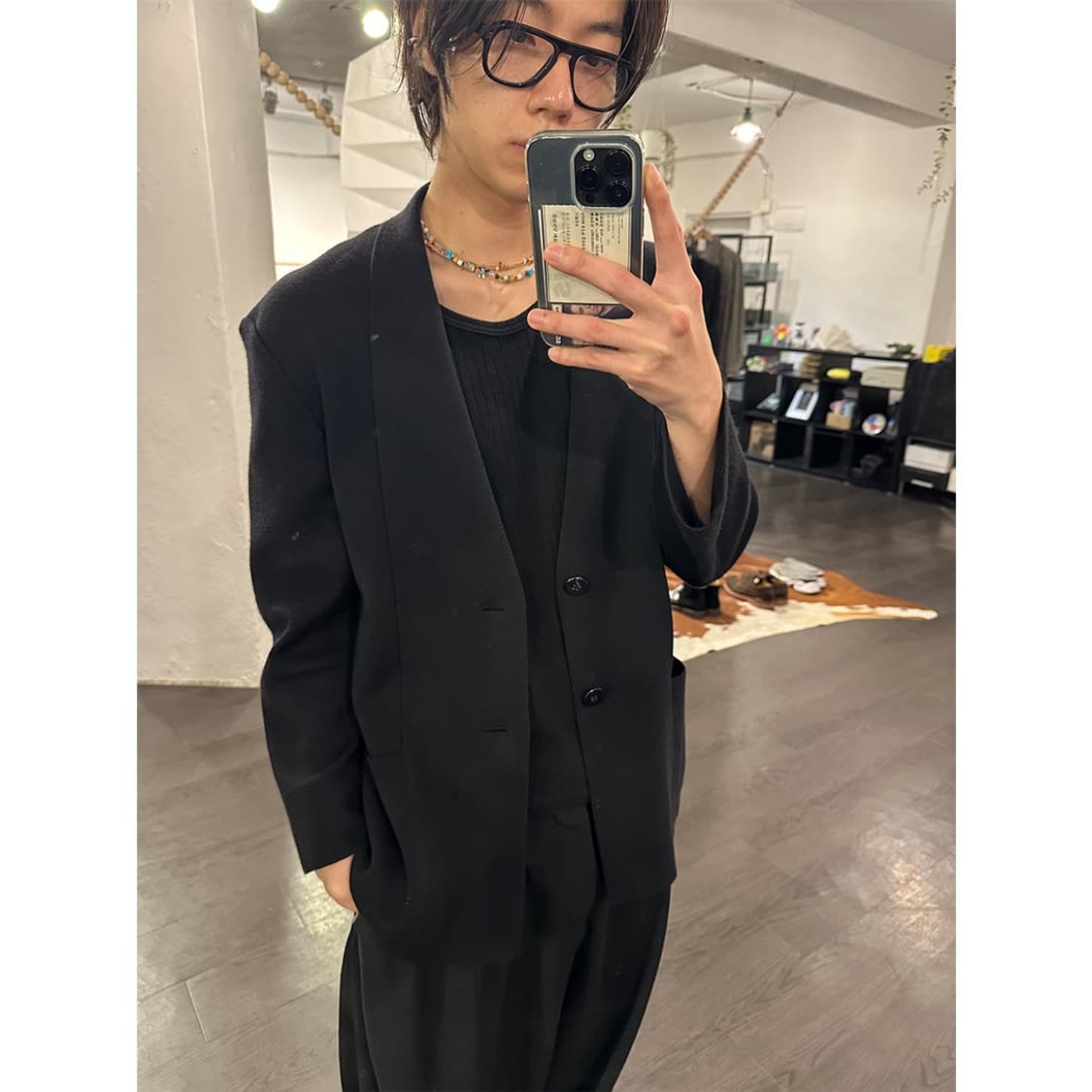 이세이미야케 맨 카라리스 패널 블레이저 상품이미지4