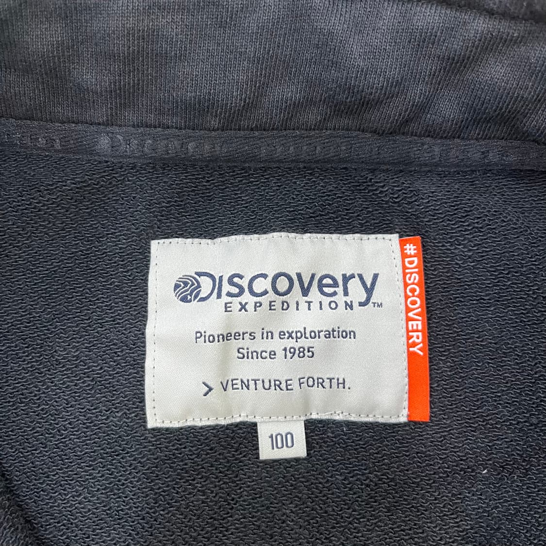 100 디스커버리 반집업 맨투맨 0401M 상품이미지2