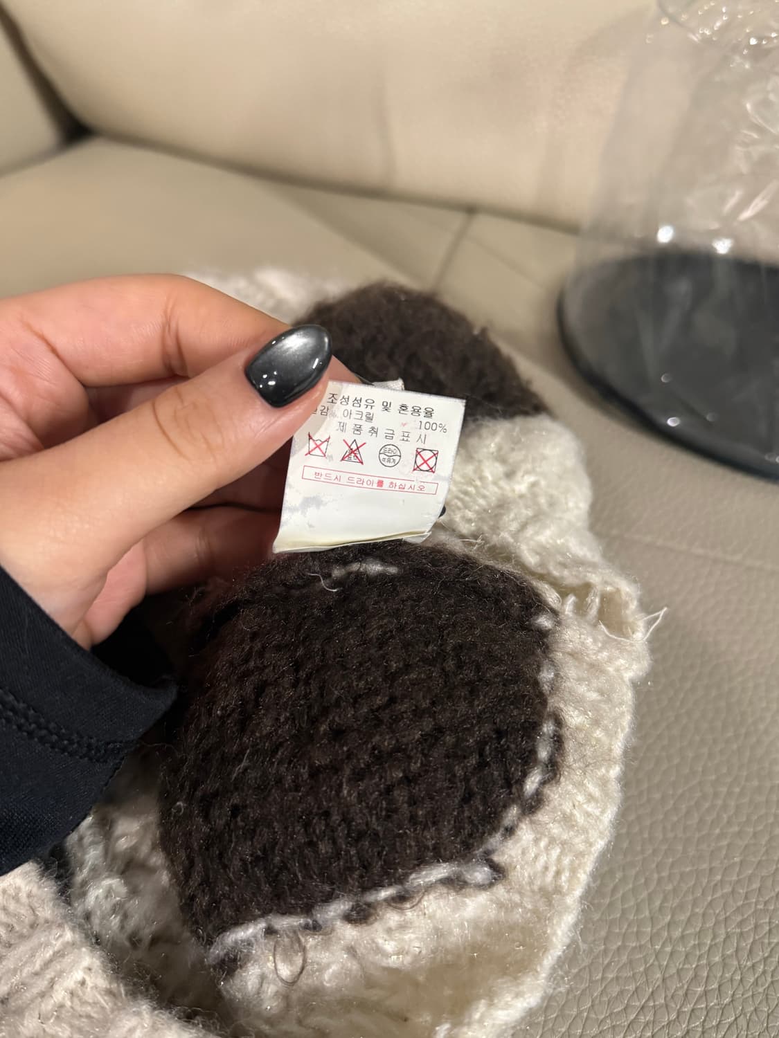 Chocolate & vanilla mix knit beret 상품이미지7