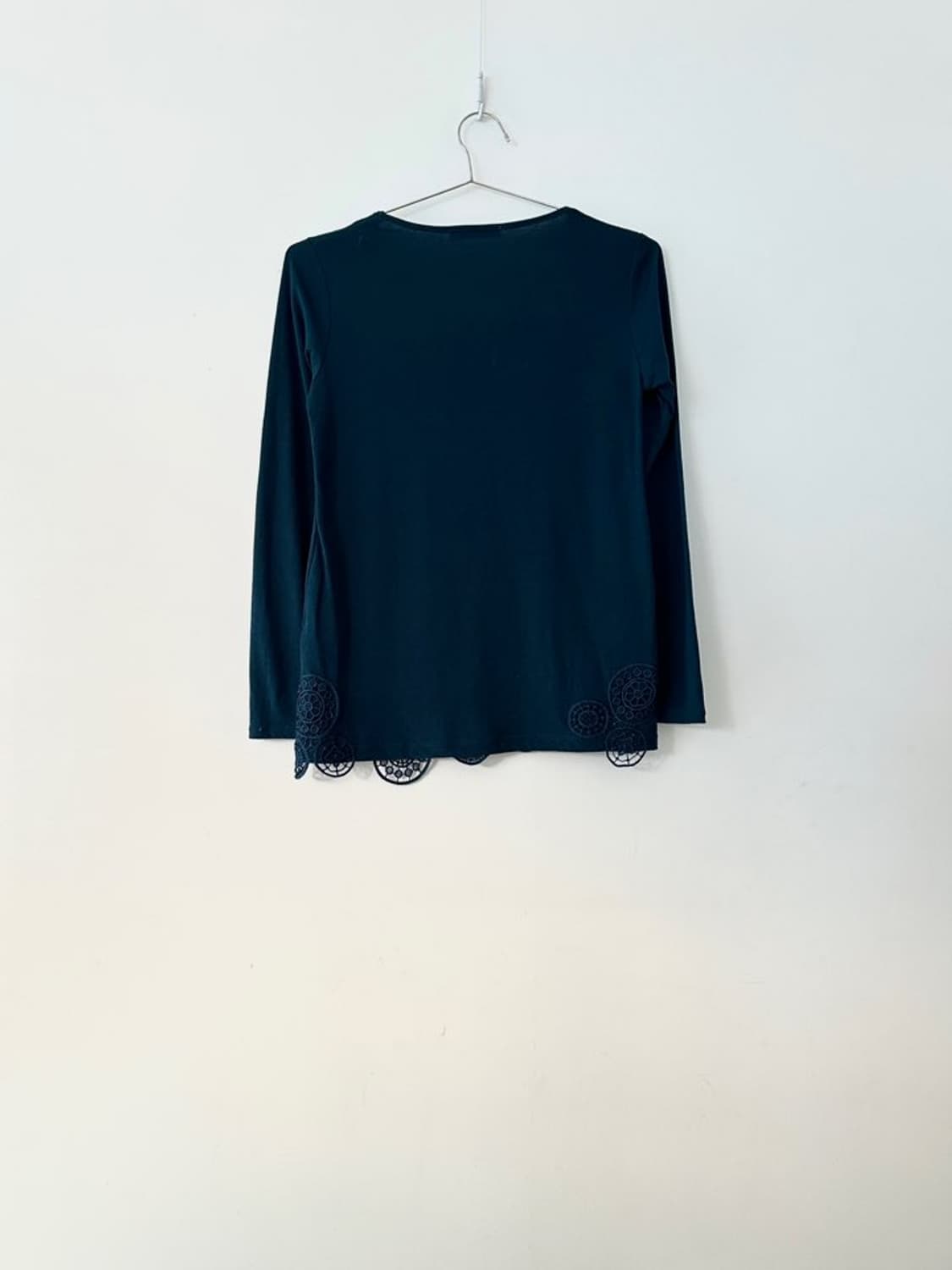 Wheel embroidery sleeveless / teal 상품이미지3