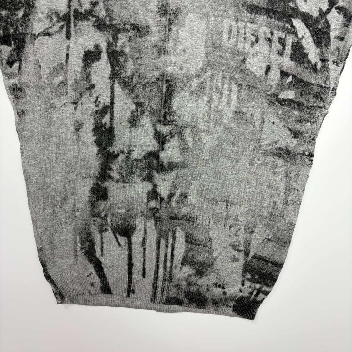 디젤 패턴 니트 원피스 티셔츠 상품이미지6