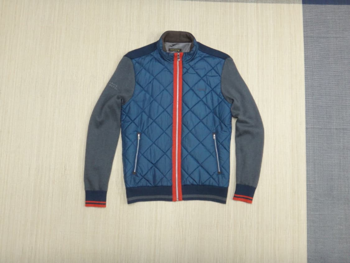 (95) 루이까스텔 골프 남성 니트 소매 패딩 집업 상품이미지1