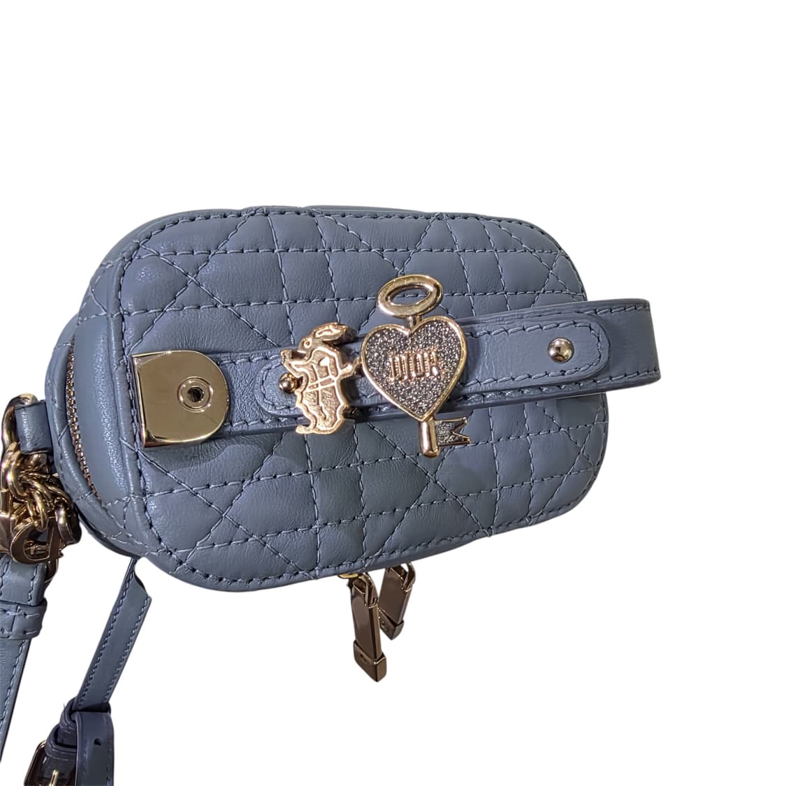 {클로젯}[백화점풀셋+디올참2개]디올 마이크로 베니티백 디올 참 2개 상품이미지4