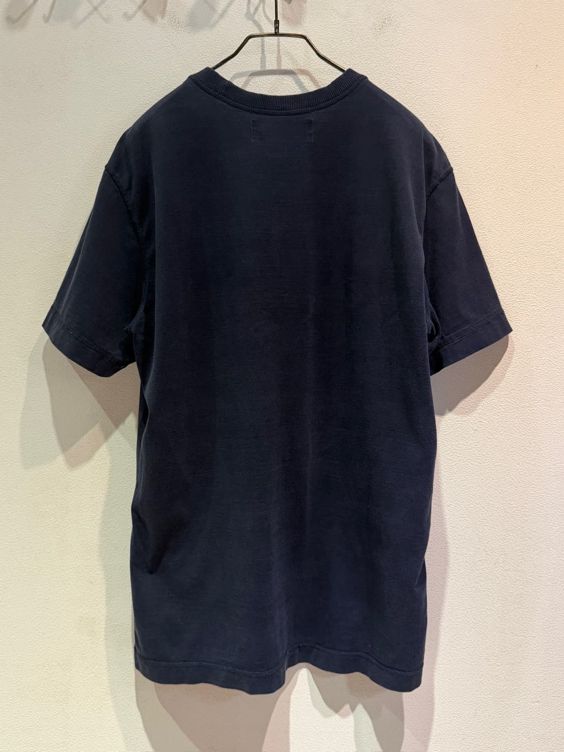 Bastong Solid Navy V-Gusset Shirt 상품이미지3