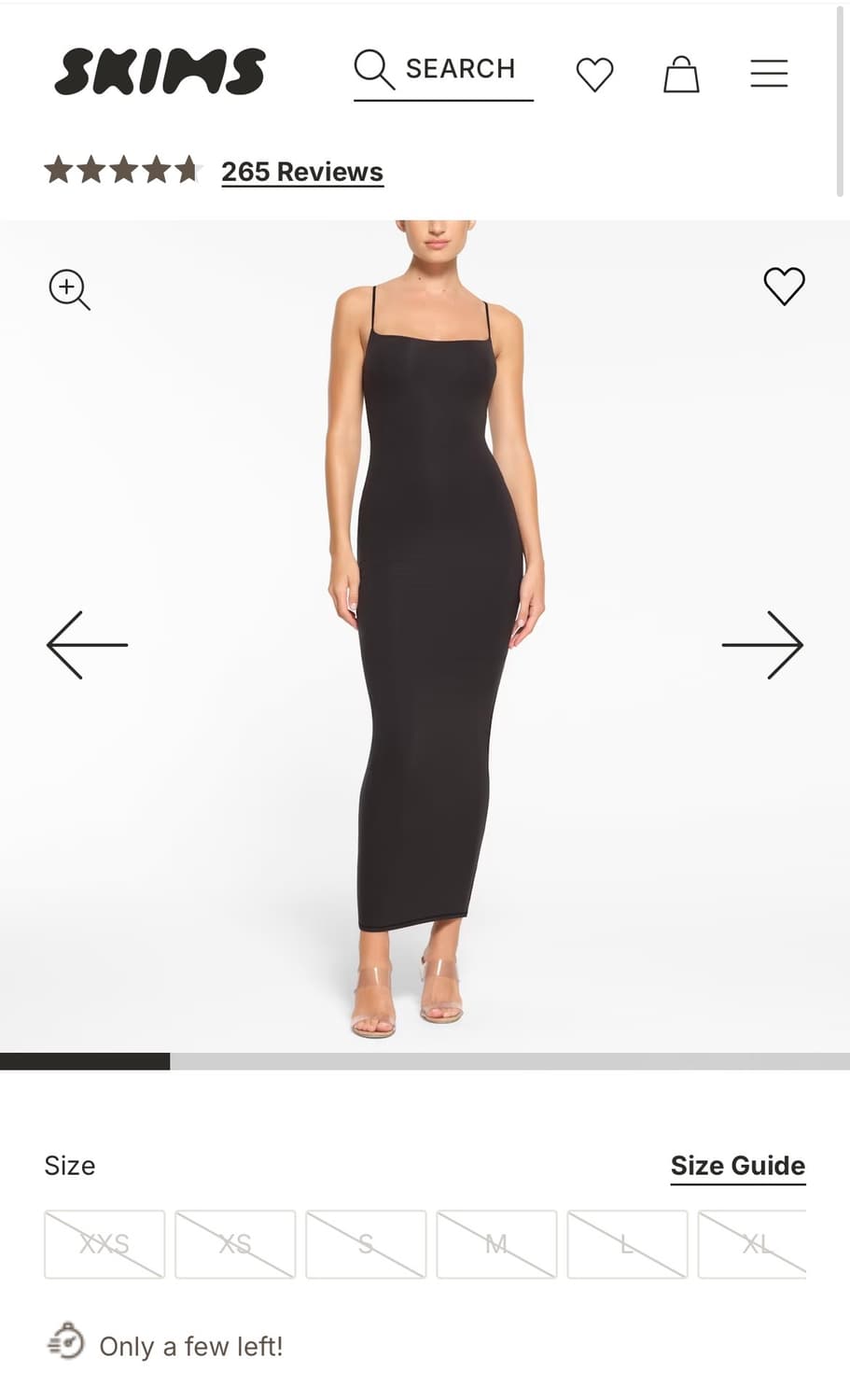 SKIMS LONG SLIP DRESS 상품이미지1
