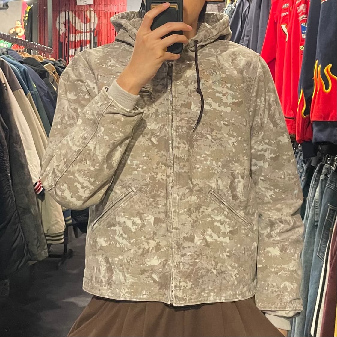 [IM] carhartt 칼하트 오리지널 카모 후드 액티브자켓 상품이미지5